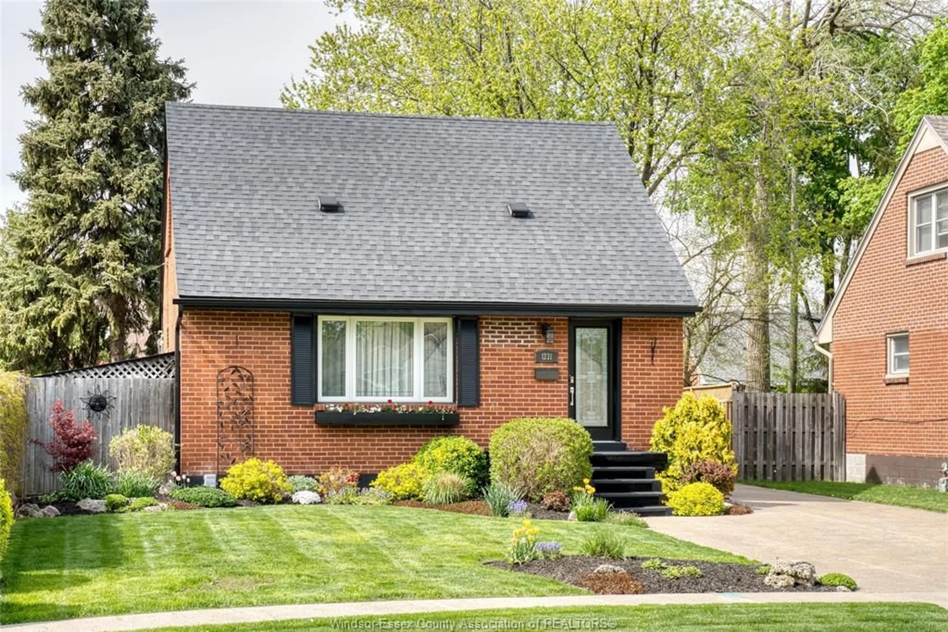 Home with brick exterior material, street for 1231 TILSTON, Windsor Ontario N9B 3C6