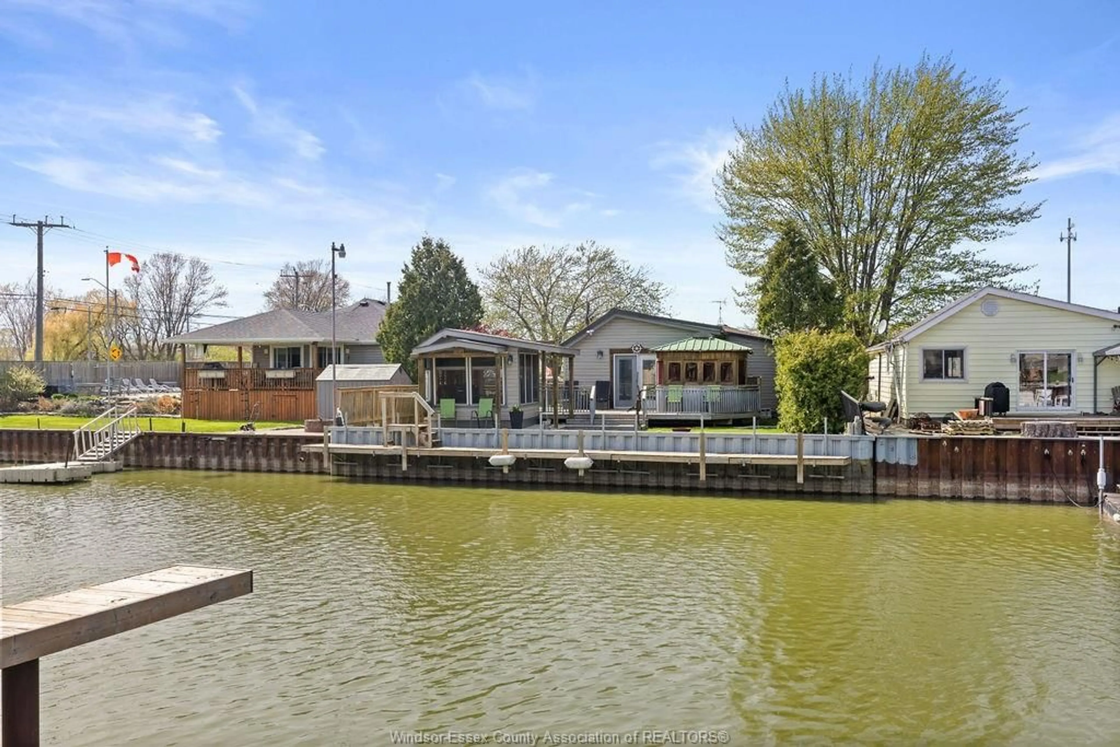 A pic from outside/outdoor area/front of a property/back of a property/a pic from drone, water/lake/river/ocean view for 192 MILL, Lakeshore Ontario N8L 0Y9
