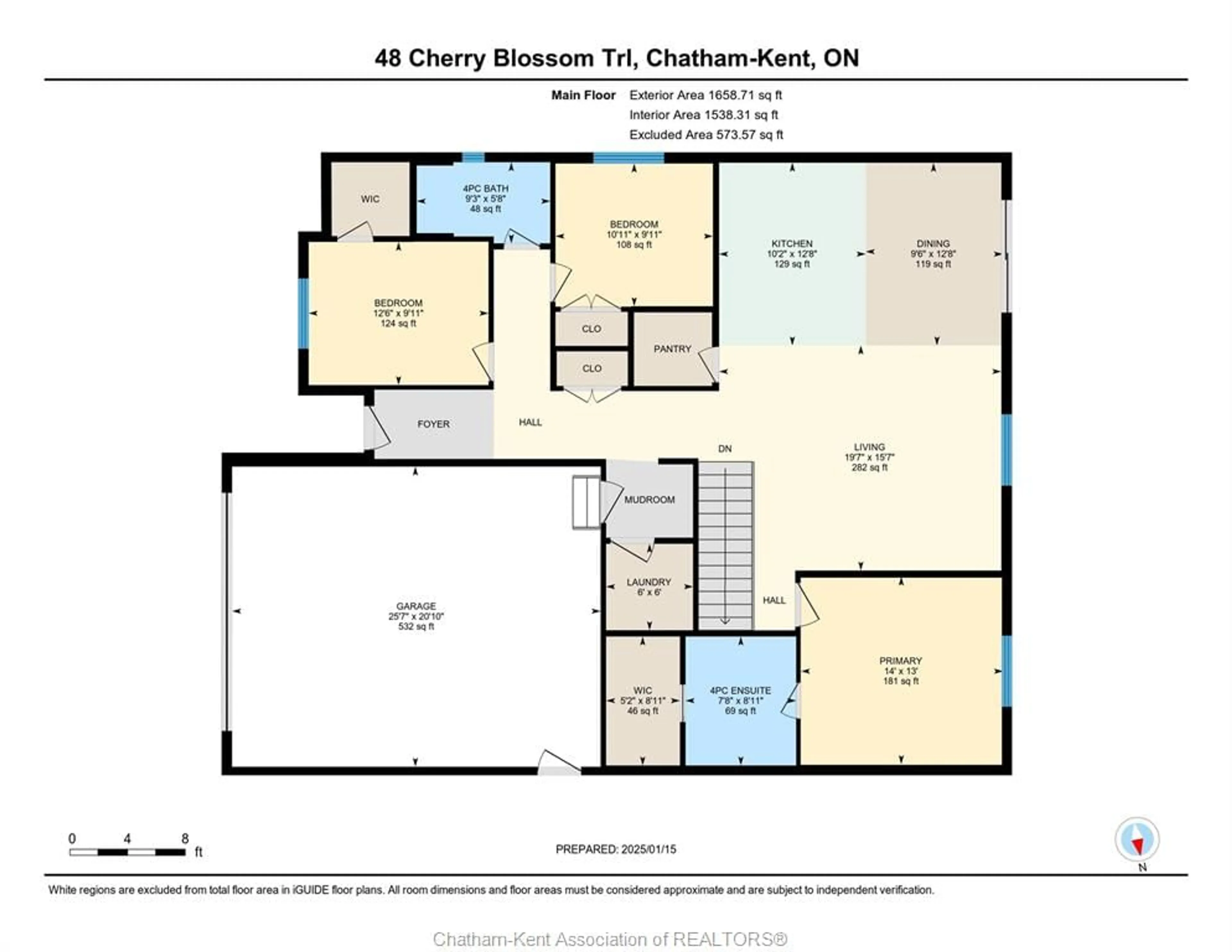 Floor plan for 48 Cherry Blossom Trail, Chatham Ontario N7L 0H1
