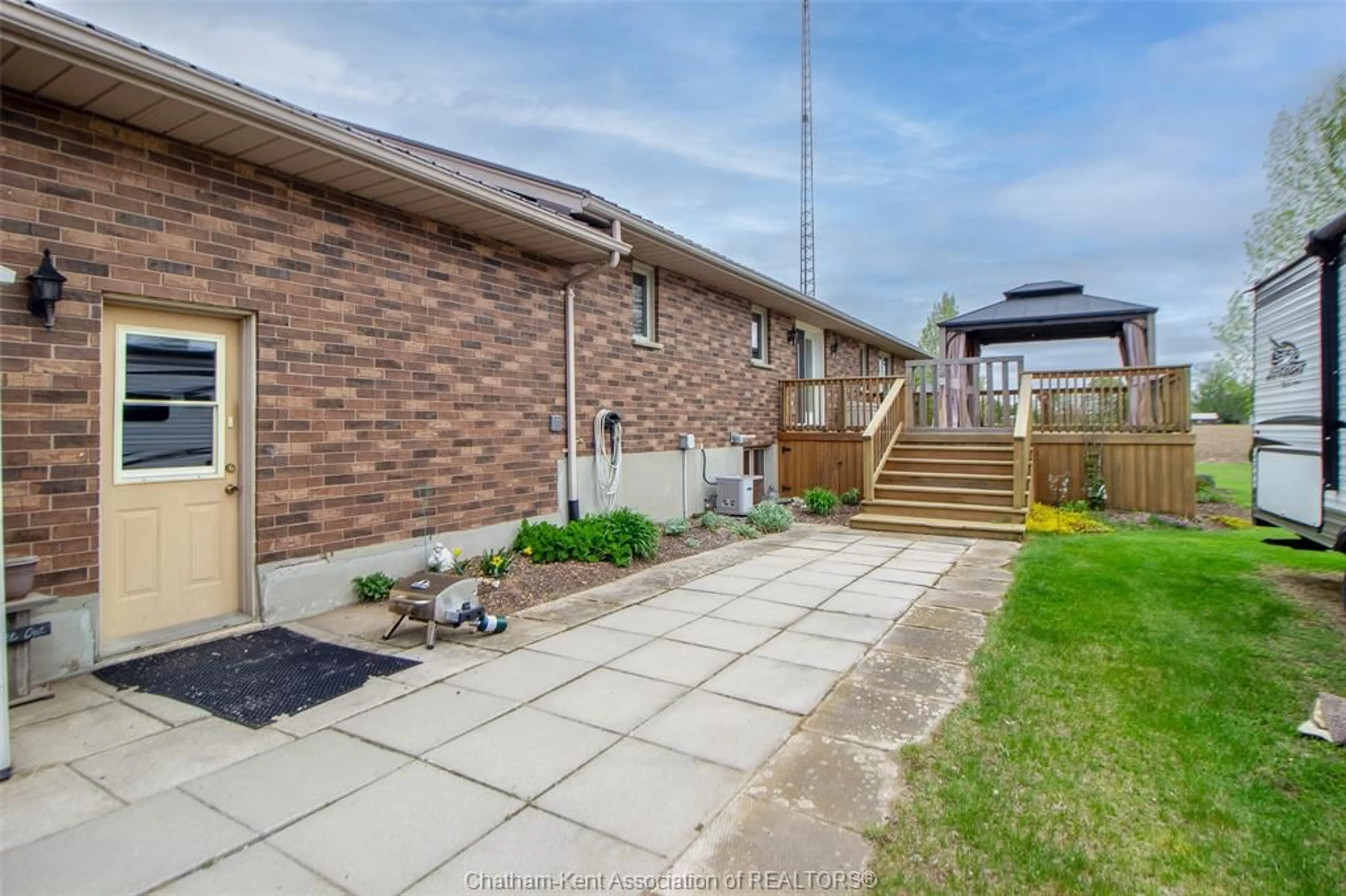 A pic from outside/outdoor area/front of a property/back of a property/a pic from drone, street for 14480 ZONE CENTRE Line, Bothwell Ontario N0P 1C0