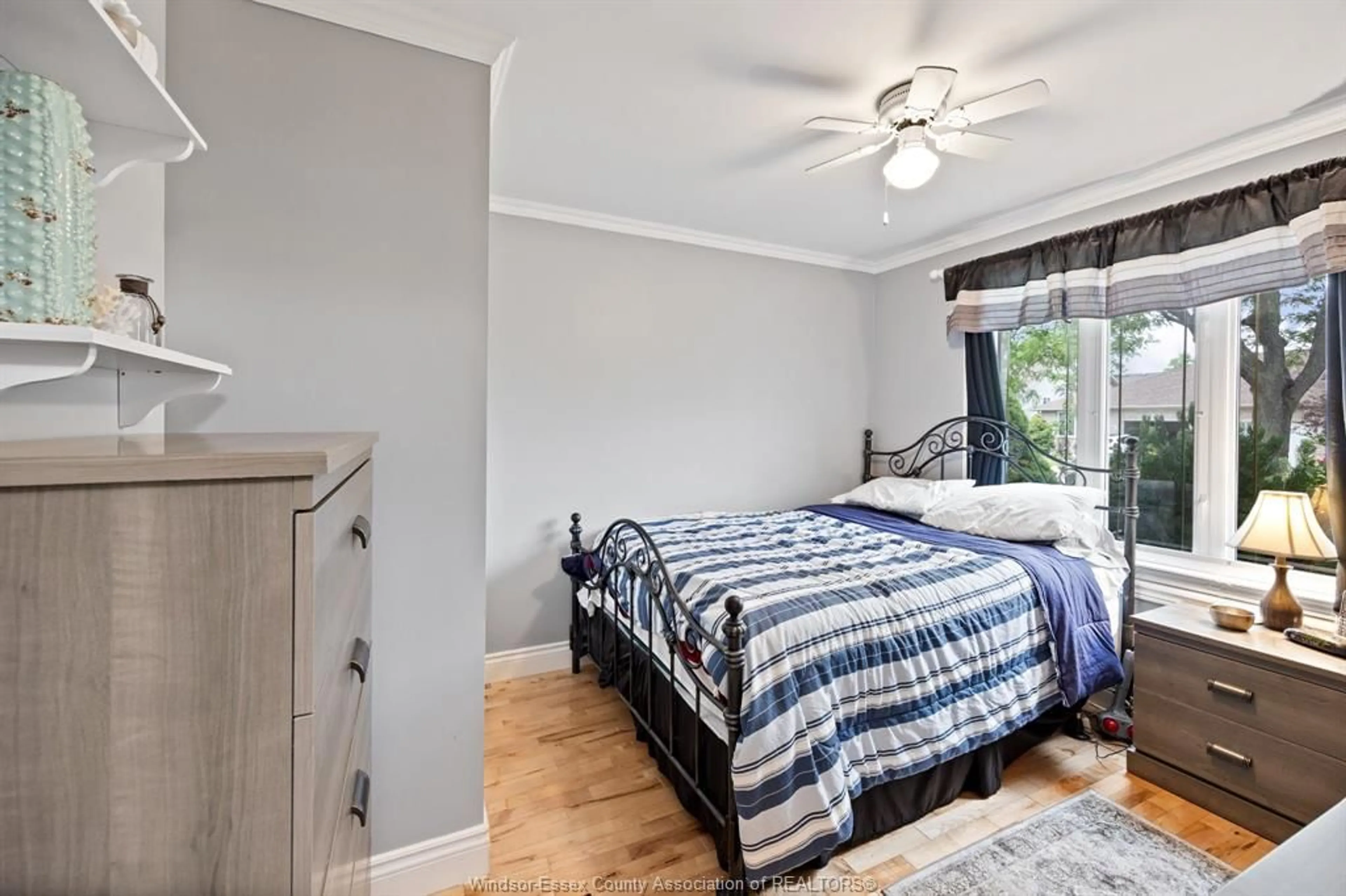 Bedroom with bed, unknown for 1818 CASTLETON Ave, Windsor Ontario N8P 1P5