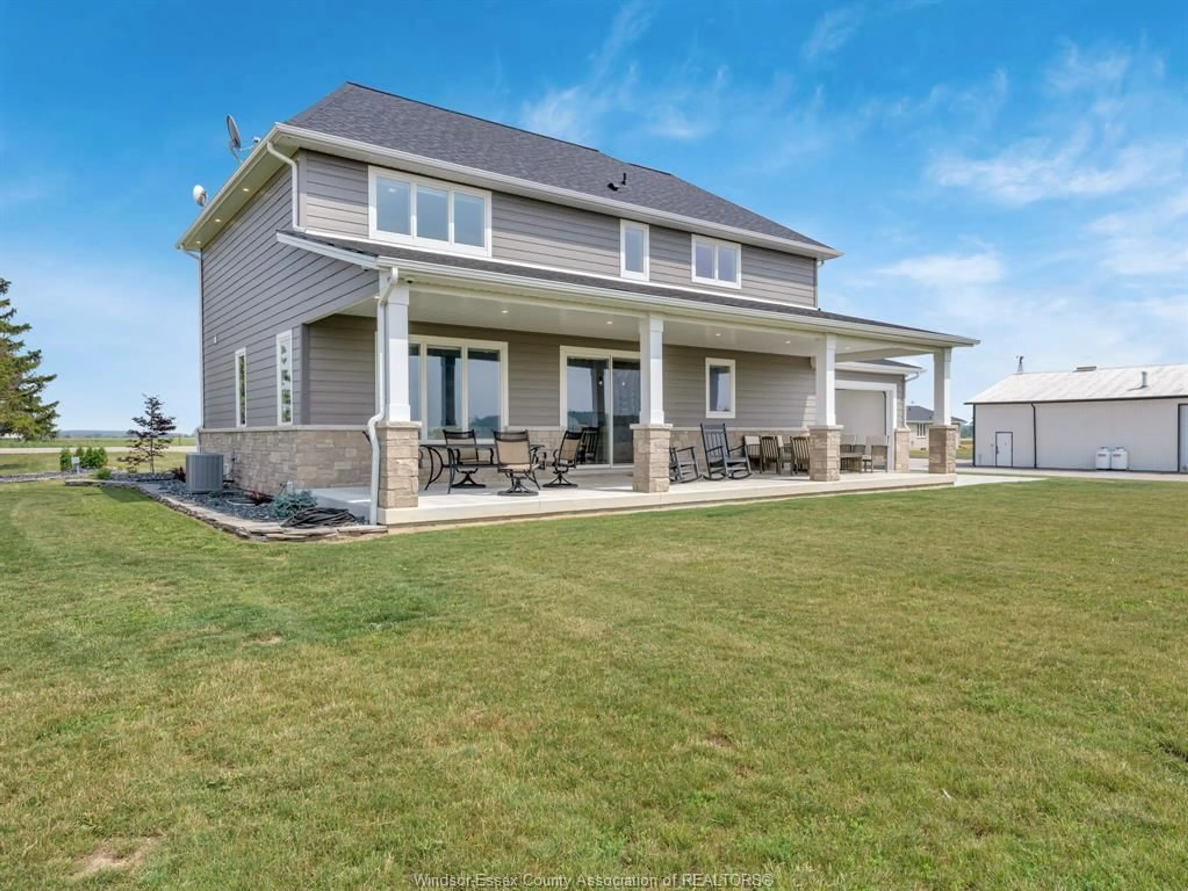 Home with vinyl exterior material, water/lake/river/ocean view for 7043 & 7045 COUNTY ROAD 23 (ARNER TOWNLINE), Colchester North Ontario N0R 1B0