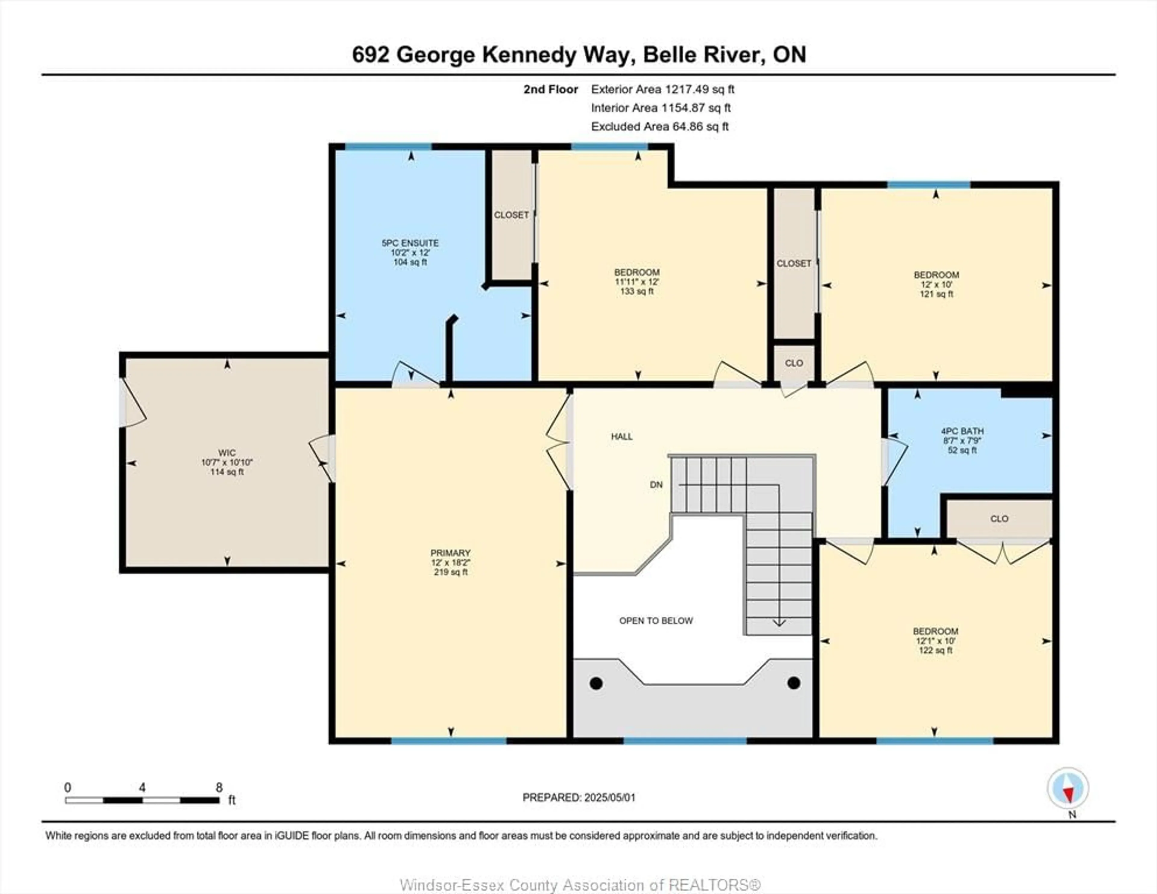 Floor plan for 692 GEORGE KENNEDY Way, Lakeshore Ontario N0R 1A0