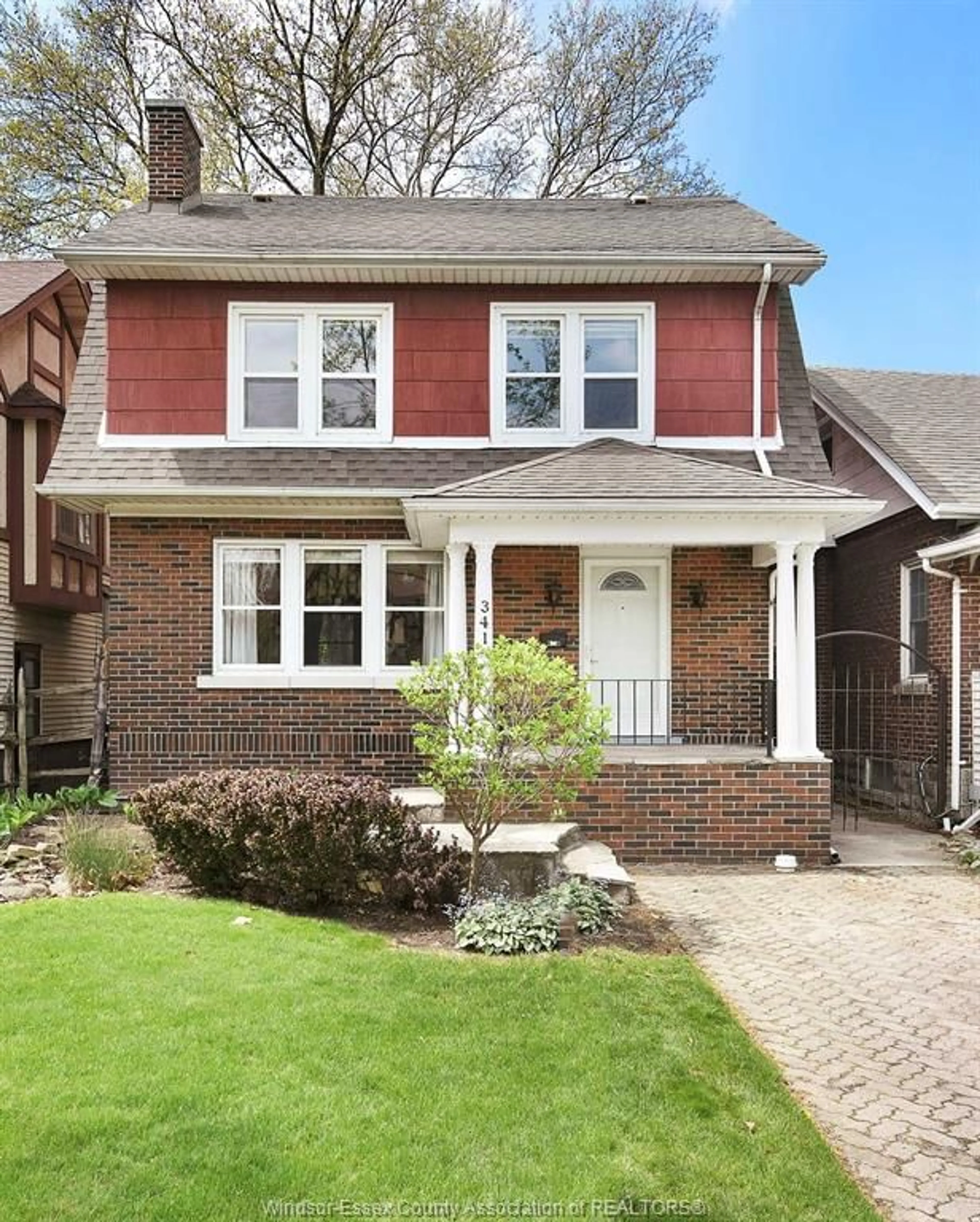 Home with brick exterior material, street for 341 RANDOLPH Ave, Windsor Ontario N9B 2T4
