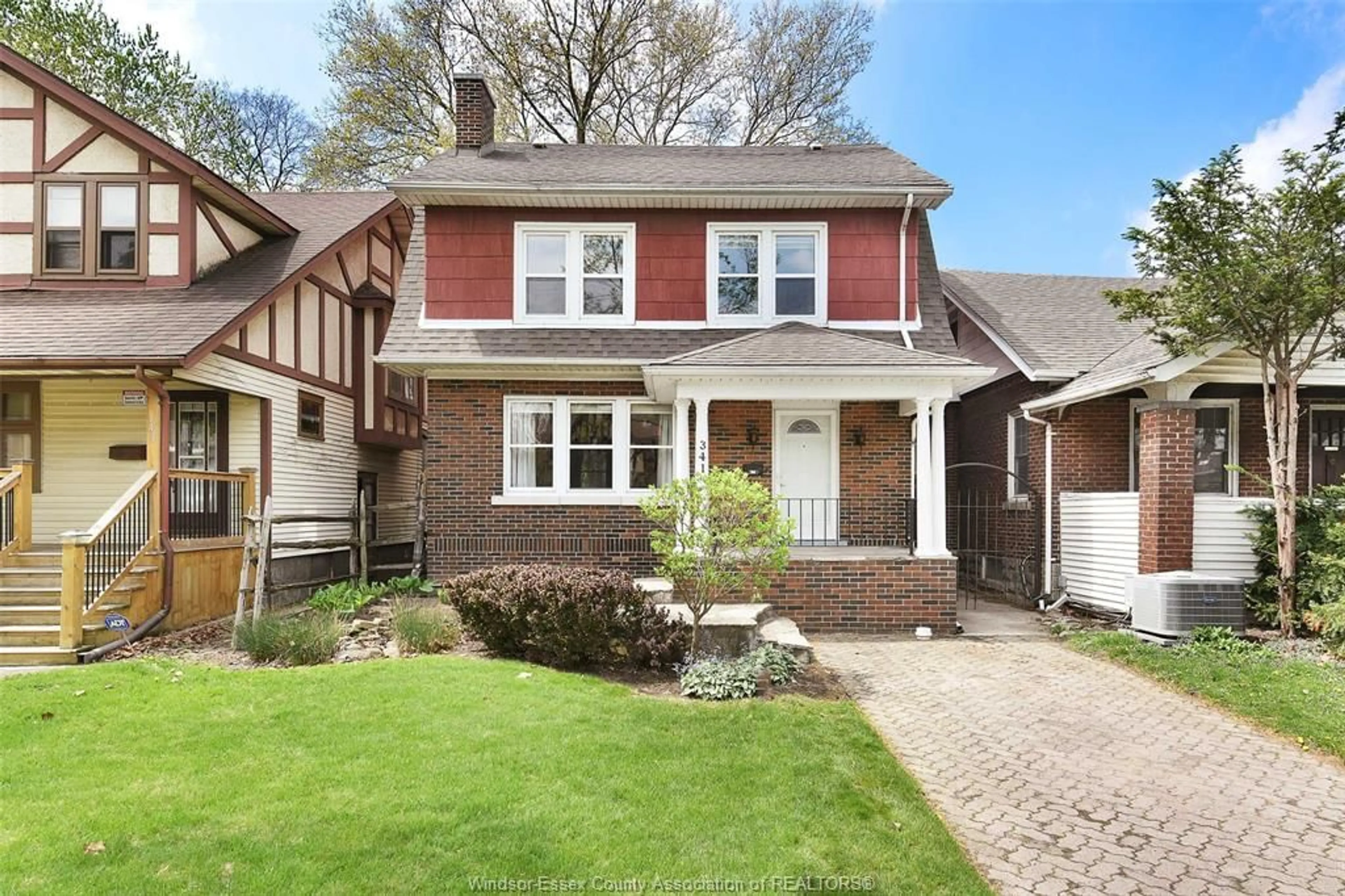 Home with brick exterior material, street for 341 RANDOLPH Ave, Windsor Ontario N9B 2T4