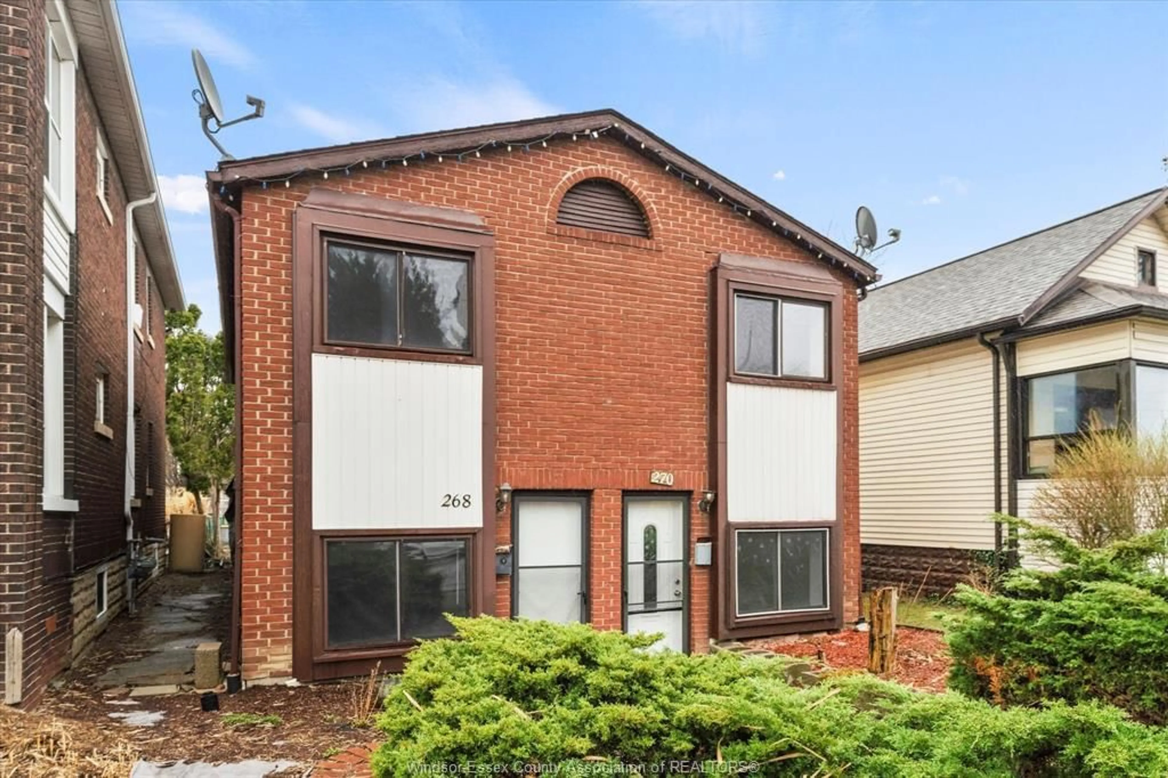 Home with brick exterior material, street for 268-270 STRABANE Ave, Windsor Ontario N8Y 2W7
