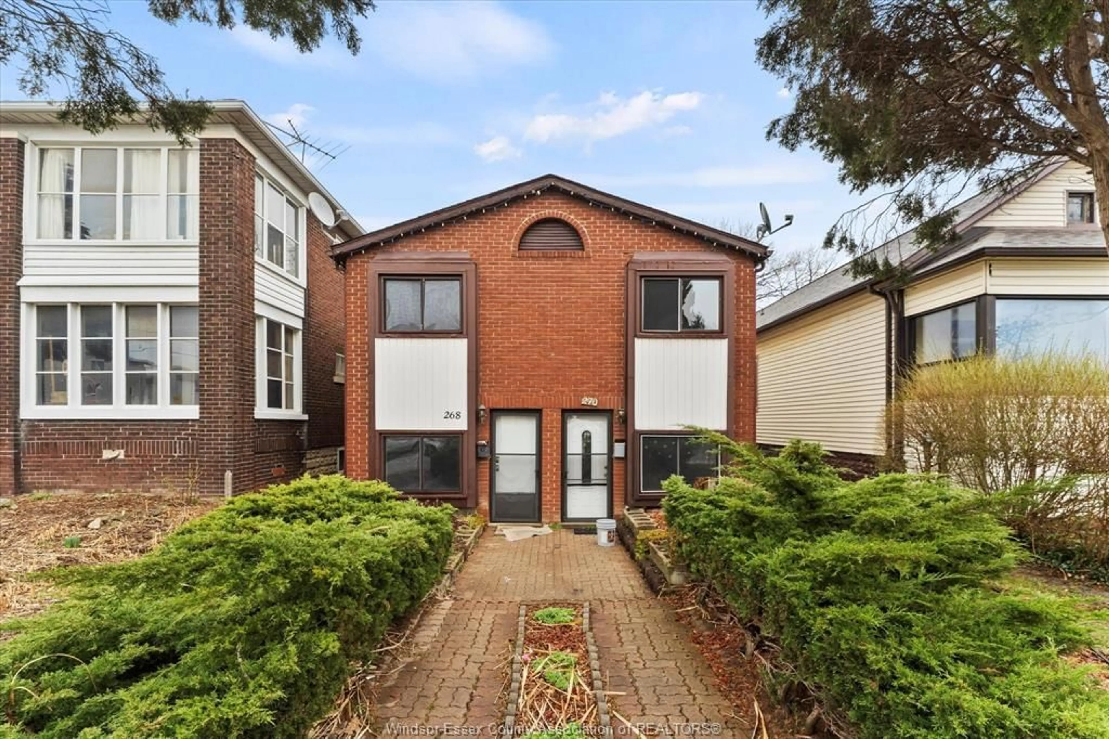 Home with brick exterior material, street for 268-270 STRABANE Ave, Windsor Ontario N8Y 2W7