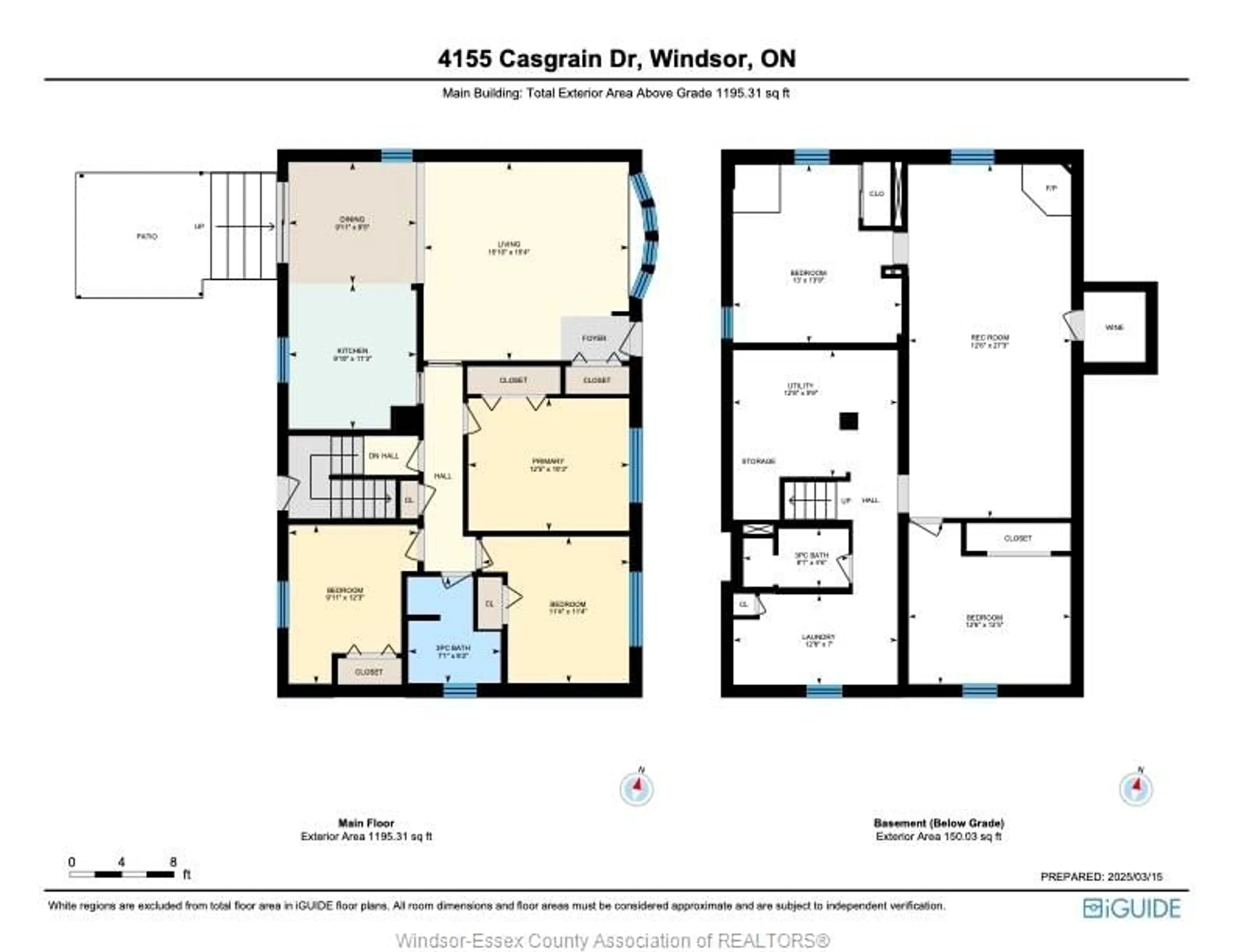 Floor plan for 4155 CASGRAIN Dr, Windsor Ontario N9G 2A6