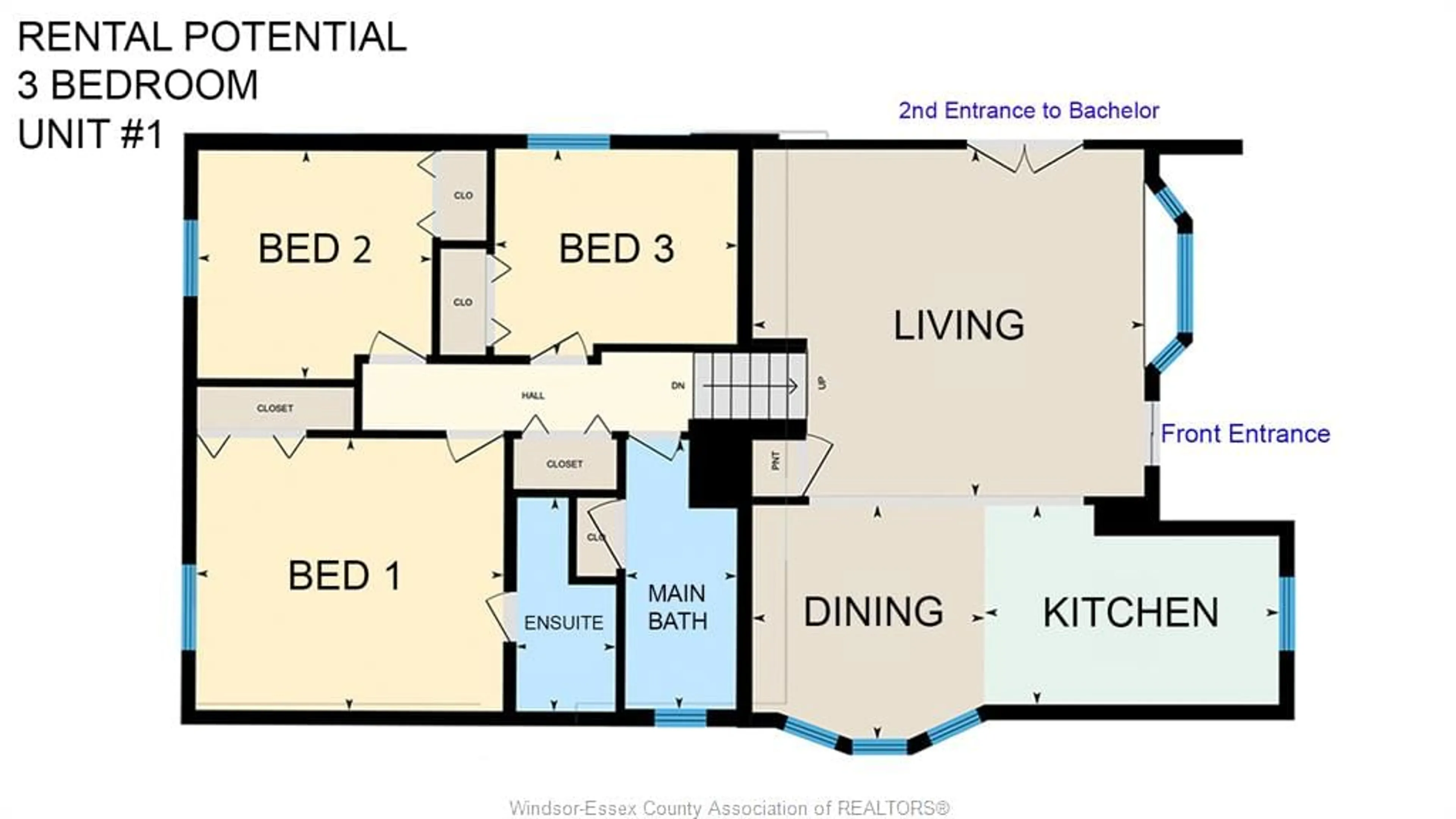 Floor plan for 1490 RUSHWOOD, LaSalle Ontario N9H 2B2