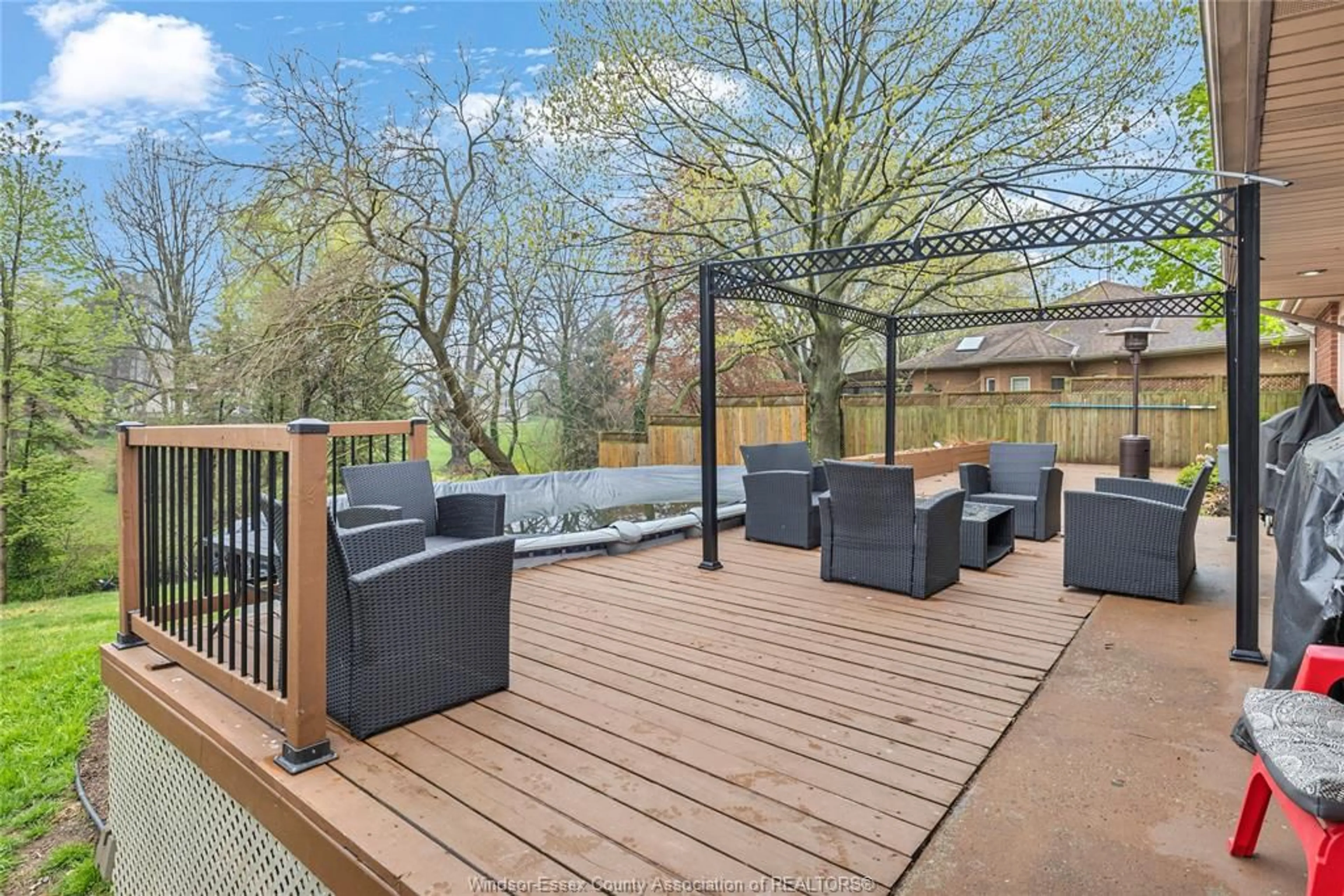 Patio, water/lake/river/ocean view for 3049 ROWLEY PARK Dr, Kingsville Ontario N9Y 2Y2