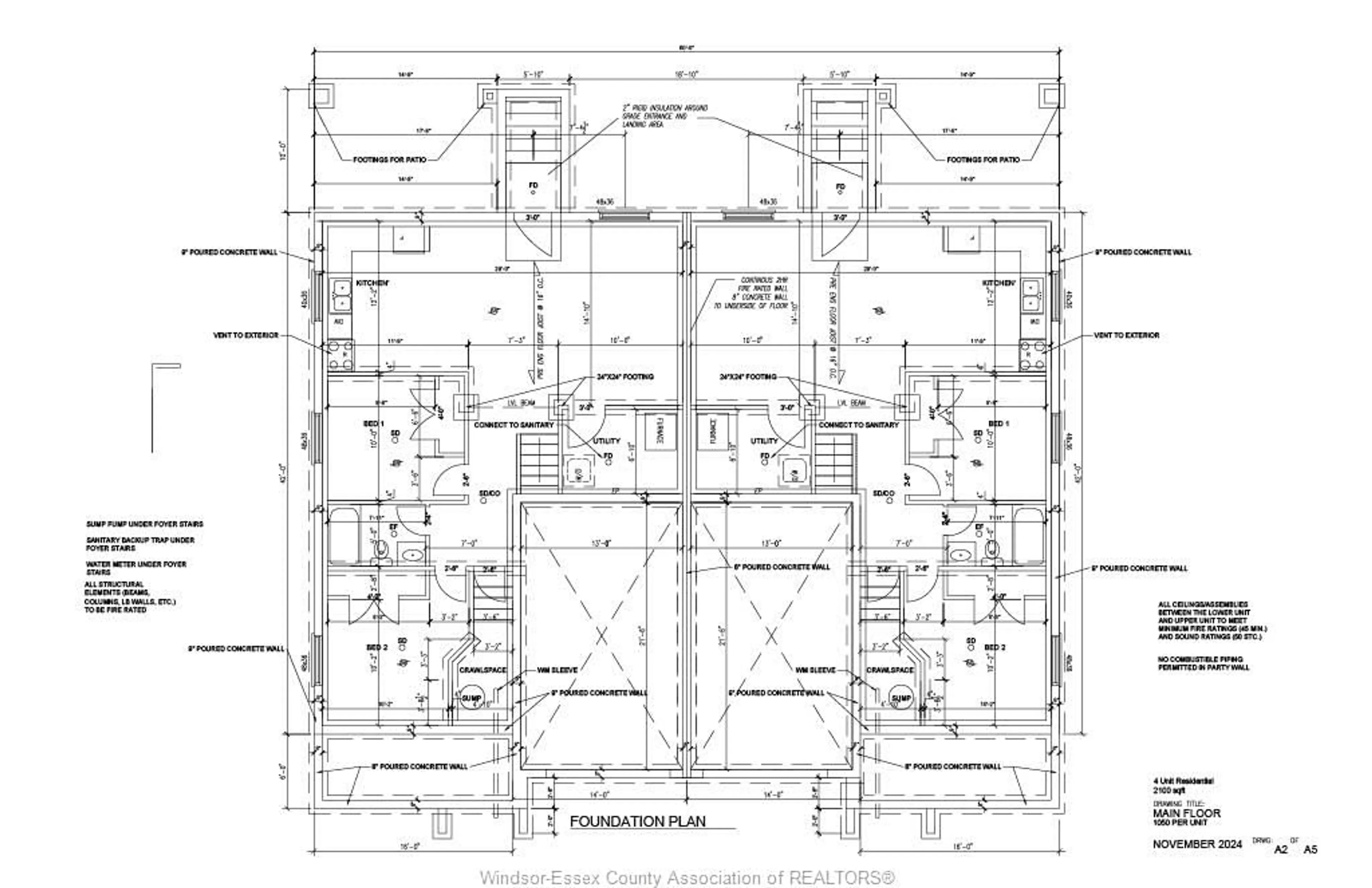 Floor plan for 131 PARK St, Amherstburg Ontario N9V 1N9
