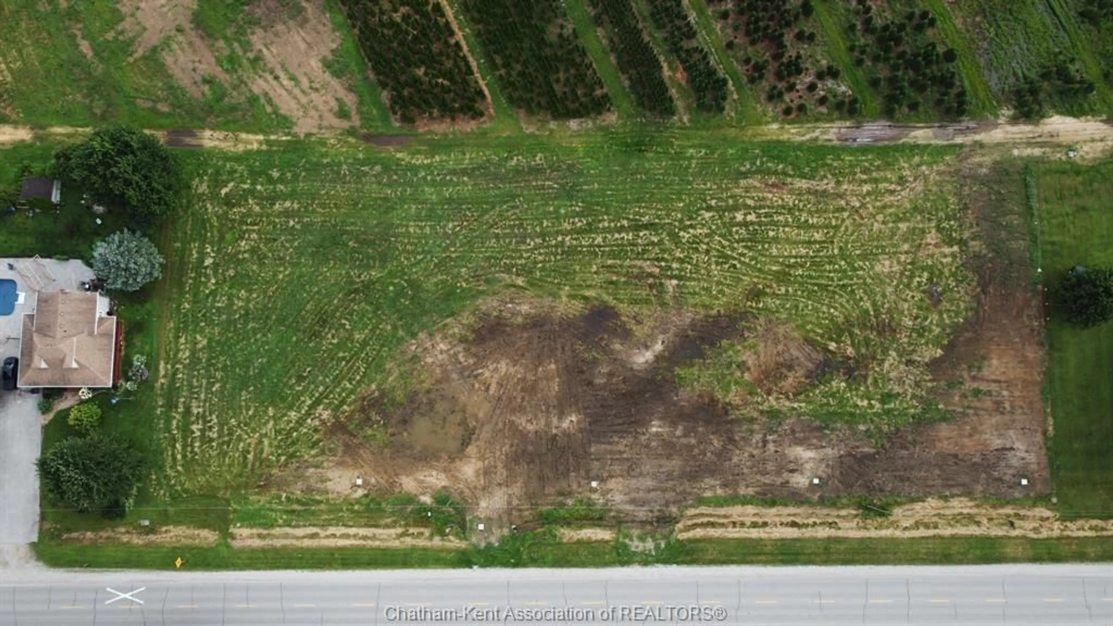 A pic from outside/outdoor area/front of a property/back of a property/a pic from drone, street for 15013 MAIN Line, Bothwell Ontario N0P 1C0