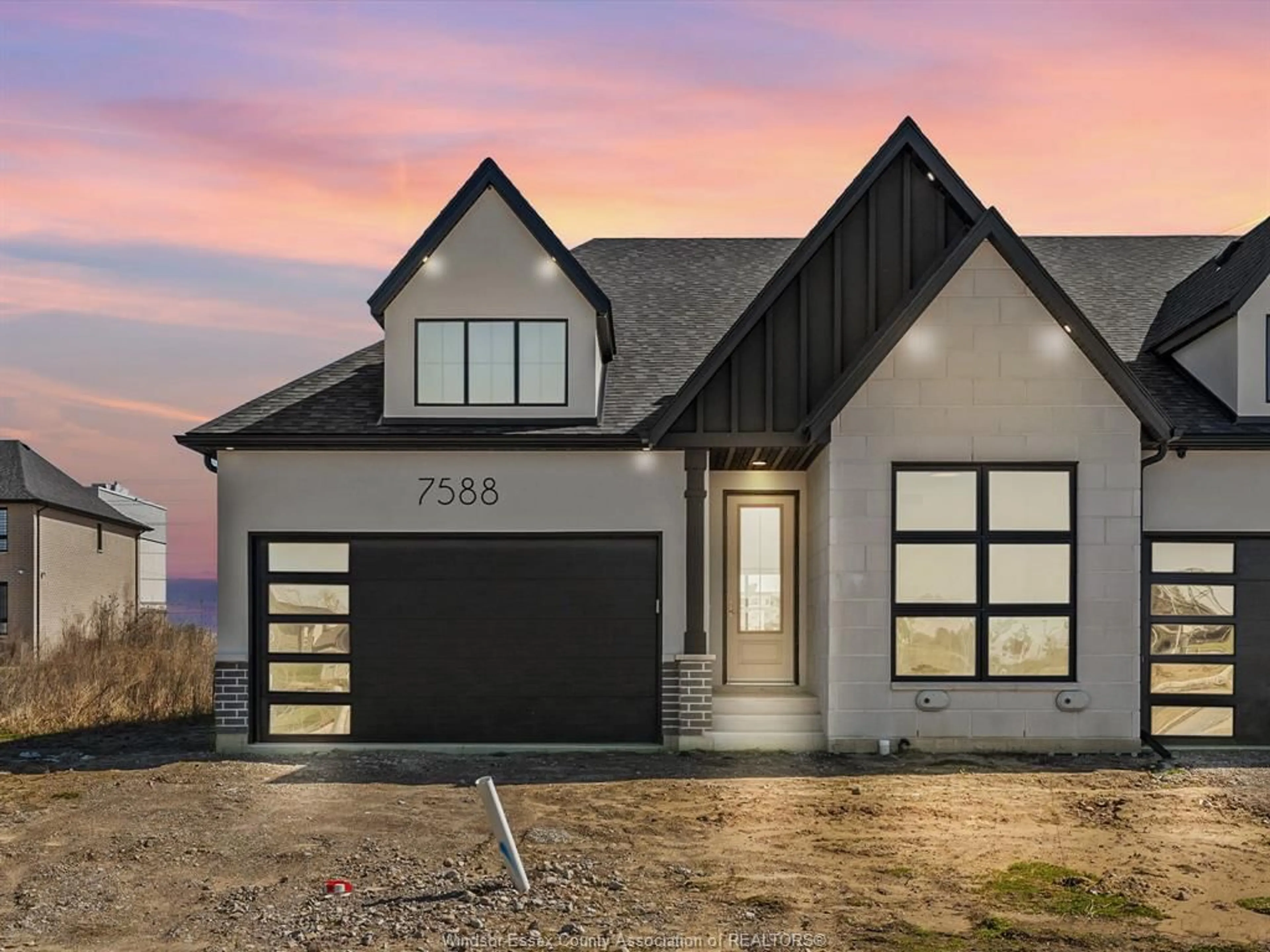 Home with brick exterior material, street for 7588 Silverleaf Lane, LaSalle Ontario N9H 1E3