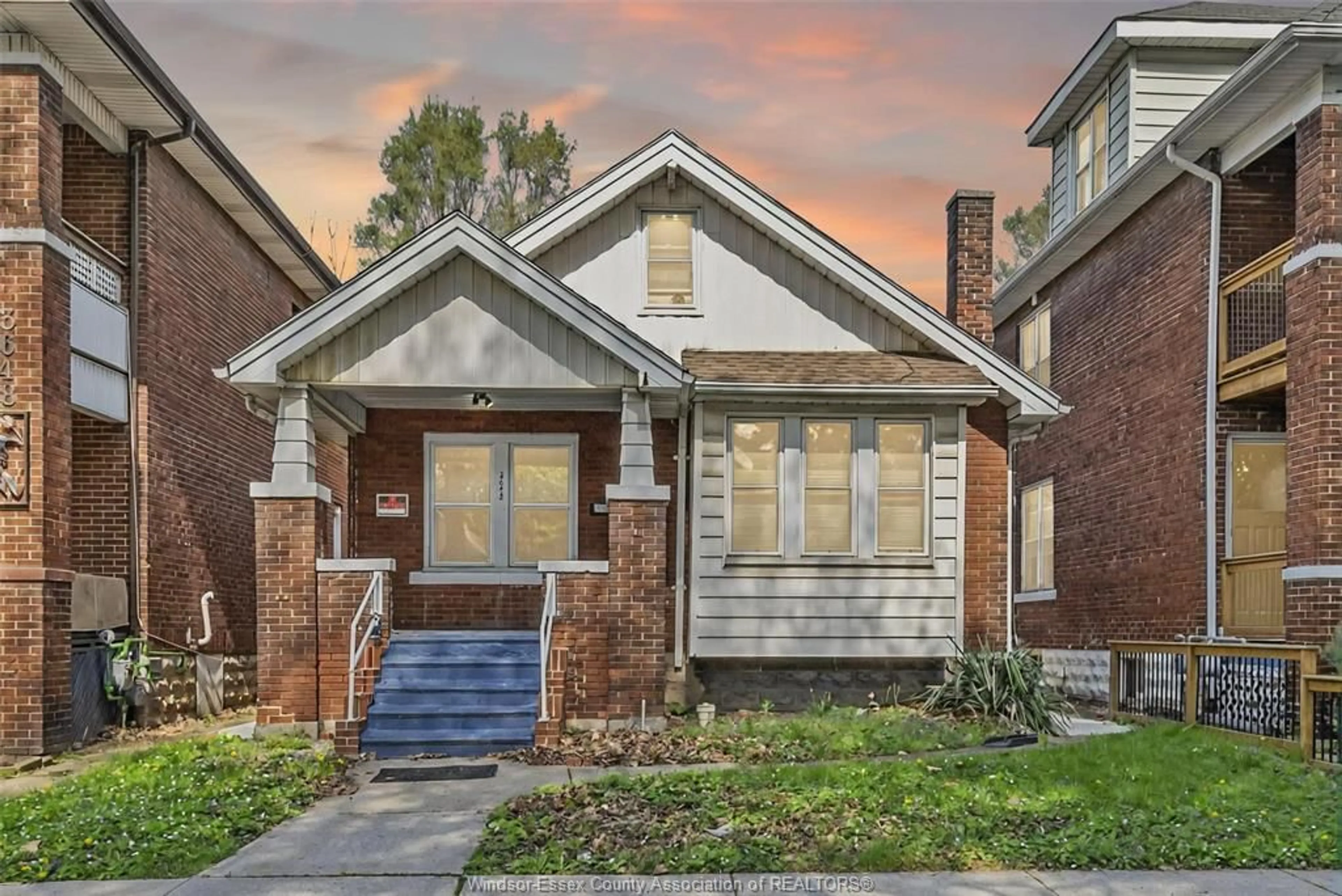 Home with brick exterior material, street for 3642 QUEEN St, Windsor Ontario N9C 1N9