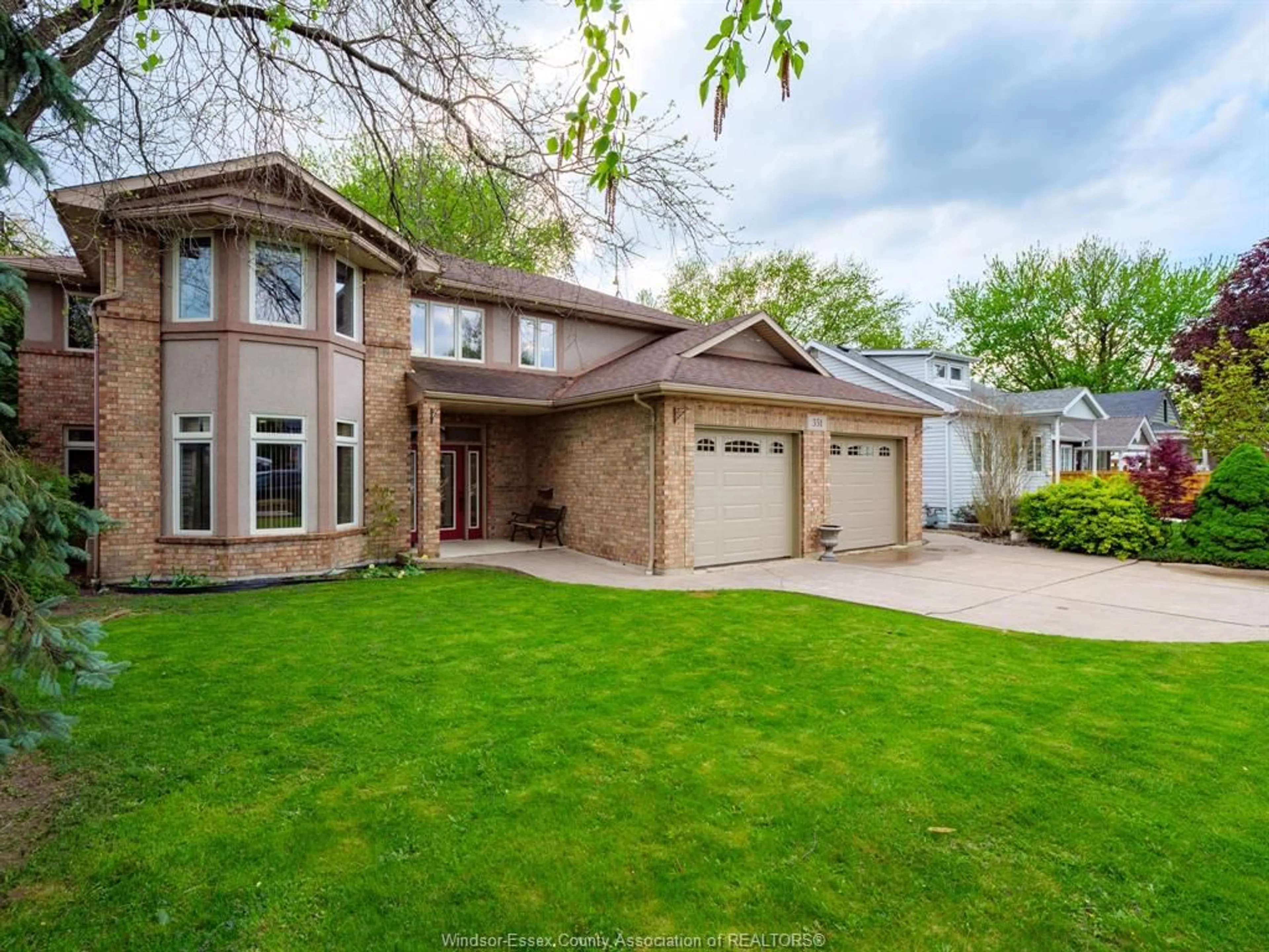 Home with brick exterior material, street for 351 FRANK Ave, Windsor Ontario N8S 3N9