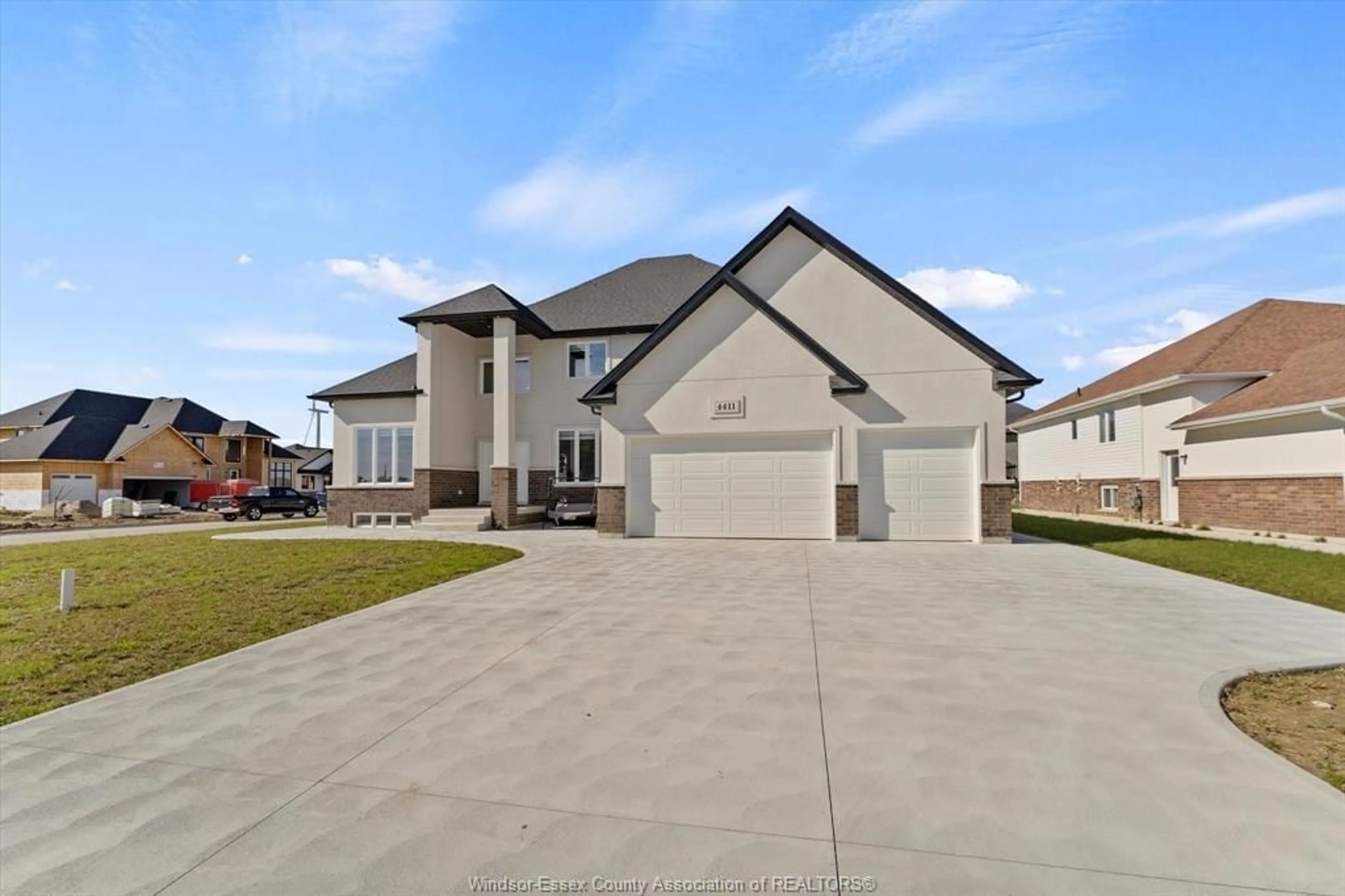 Home with brick exterior material, street for 4411 BELMONT Ave, Lakeshore Ontario N0P 1J0
