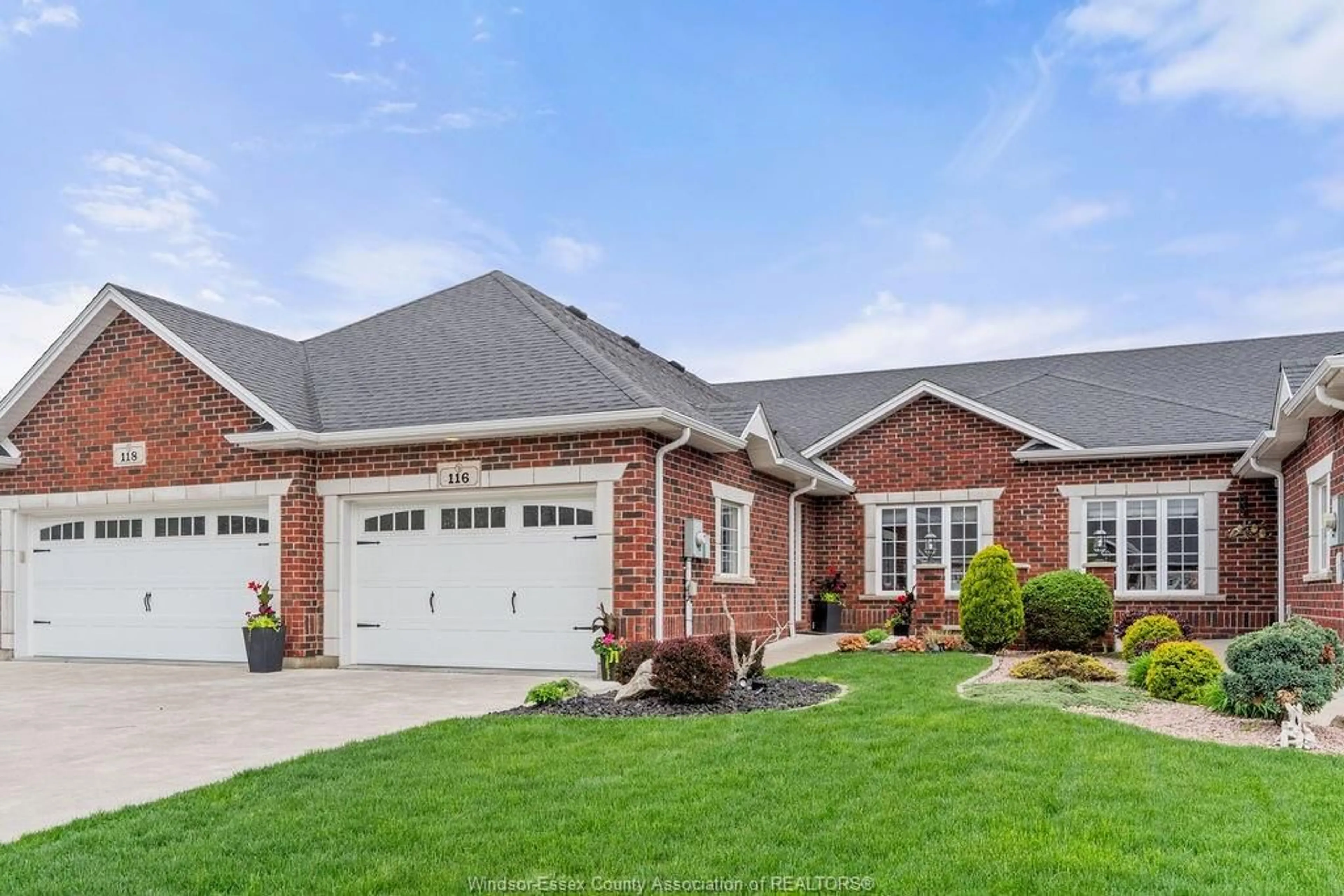 Home with brick exterior material, street for 116 KIMBALL Dr, Essex Ontario N8M 0B8