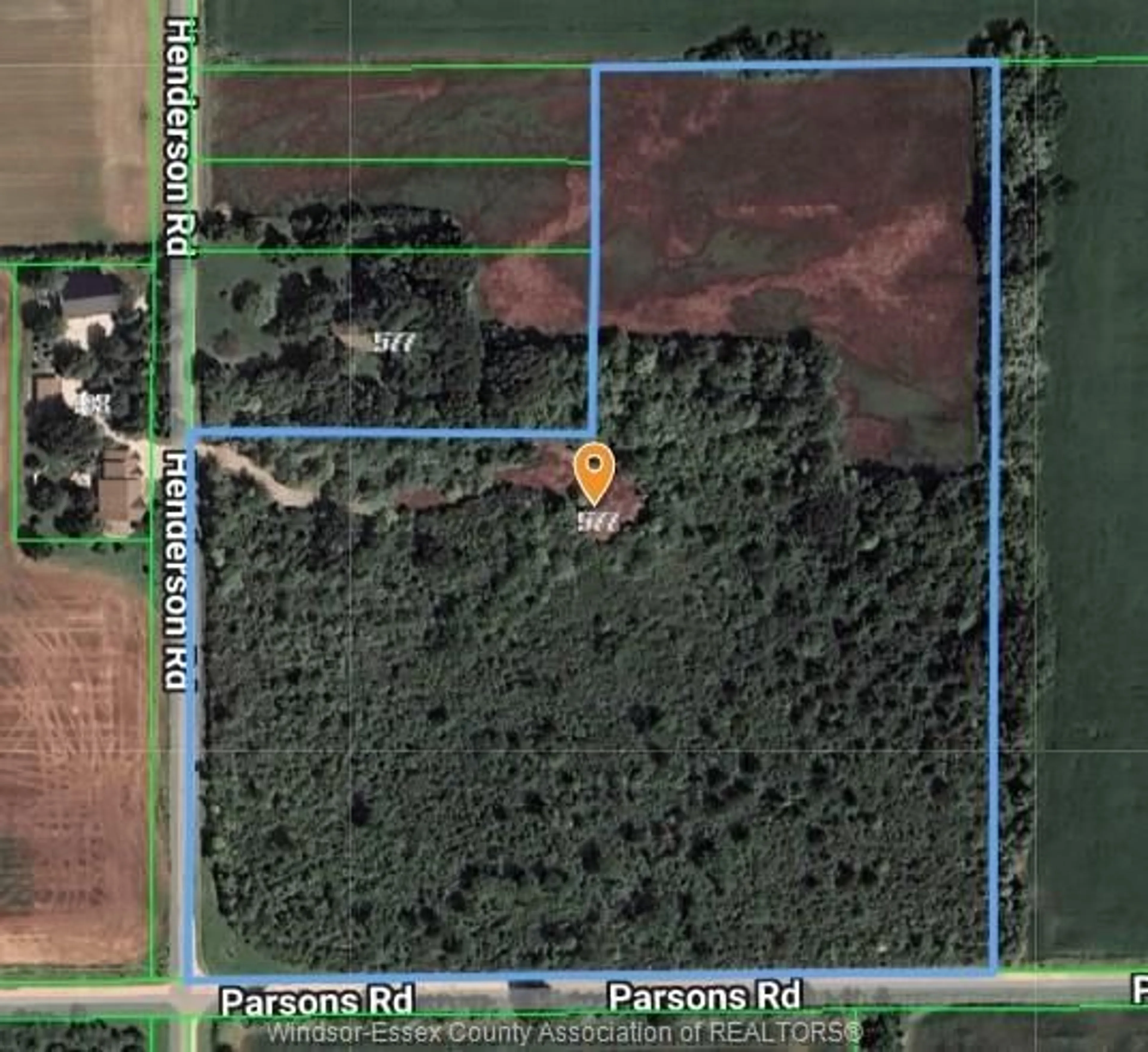 A pic from outside/outdoor area/front of a property/back of a property/a pic from drone, unknown for 587 HENDERSON Rd, Pelee Island Ontario N0R 1M0