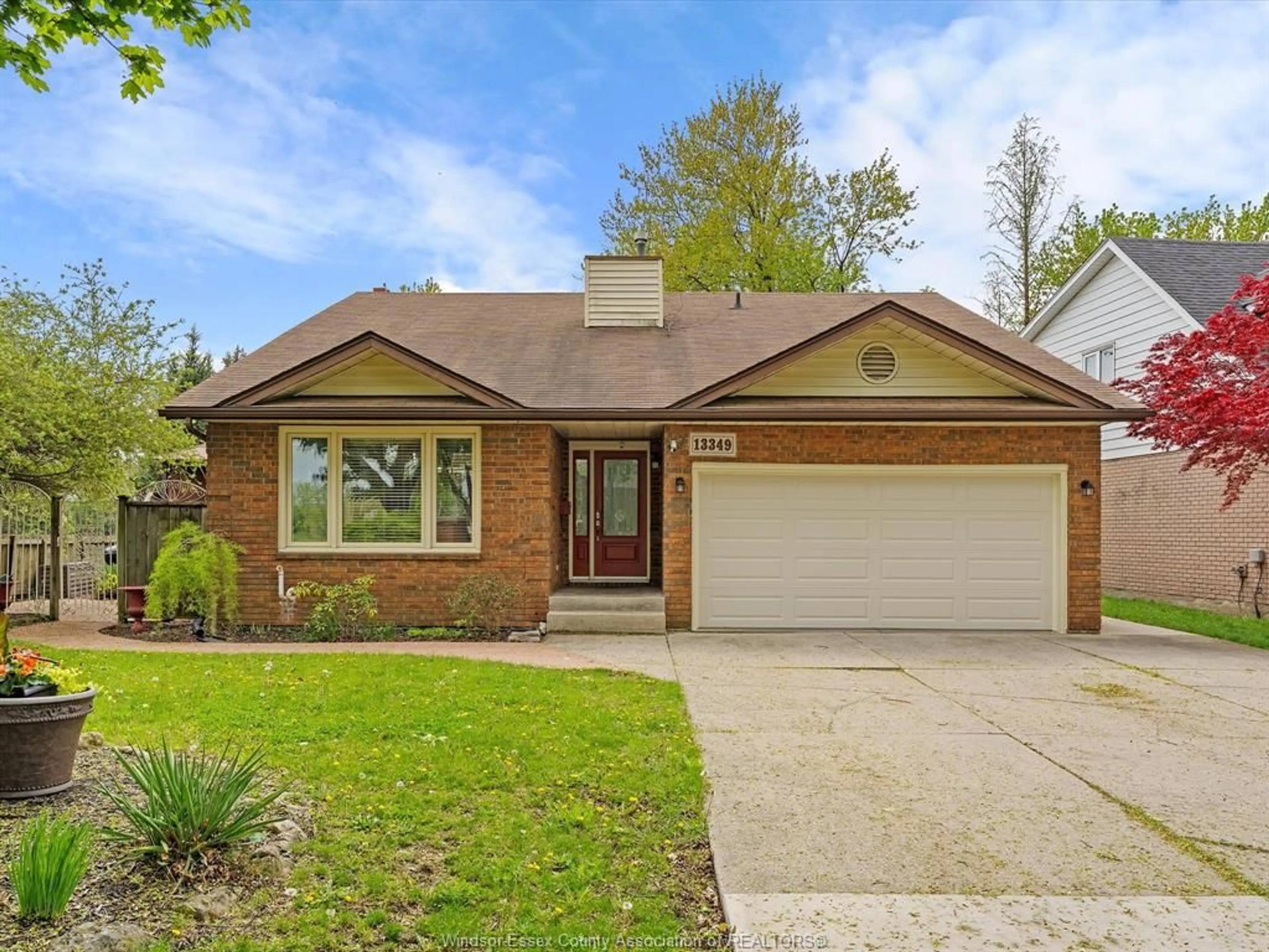 Home with brick exterior material, street for 13349 ST. THOMAS, Tecumseh Ontario N8N 3K6