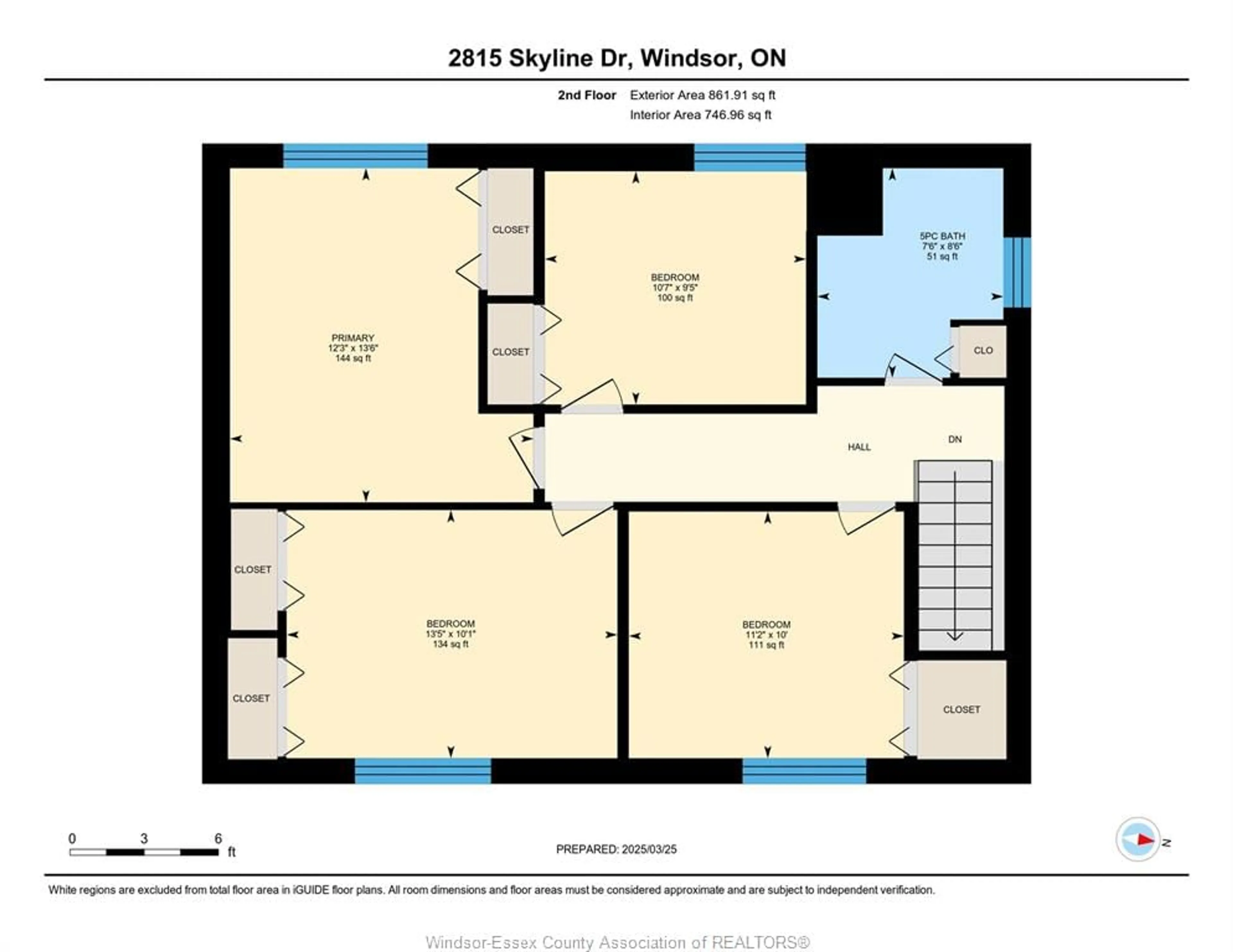 Floor plan for 2815 SKYLINE Dr, Windsor Ontario N9E 3A6