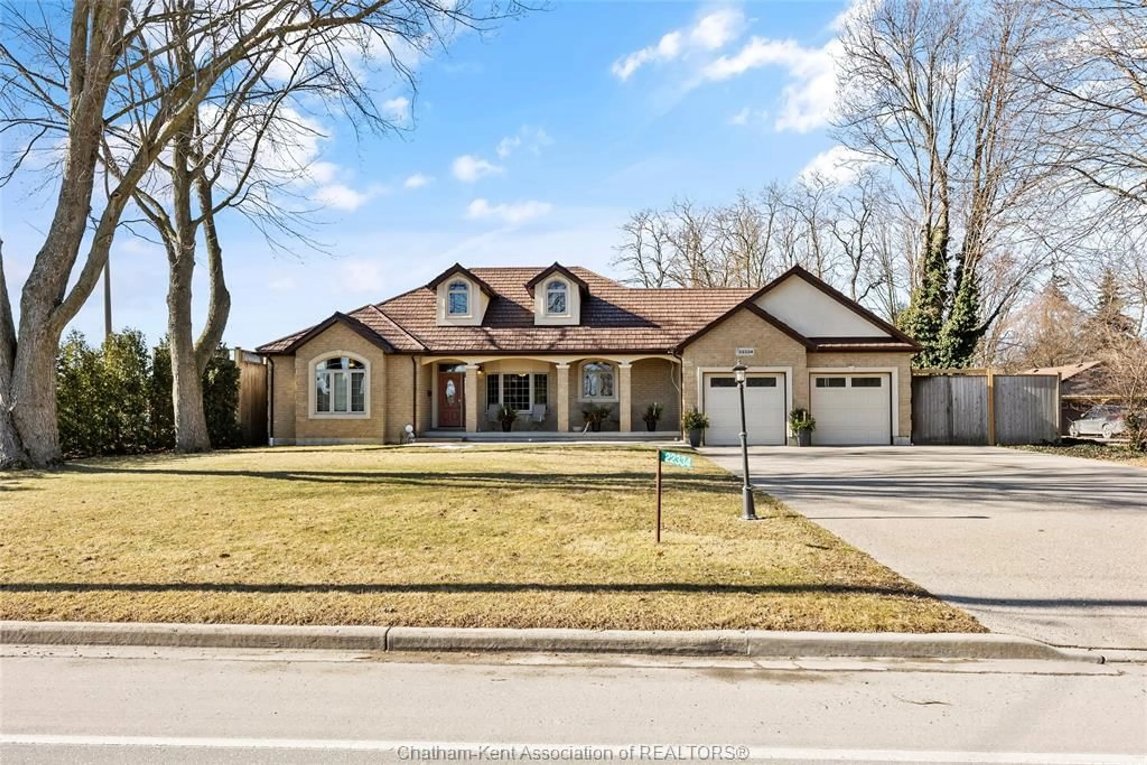Home with brick exterior material, street for 22334 CHARING CROSS Rd, Chatham Ontario N7M 5H8