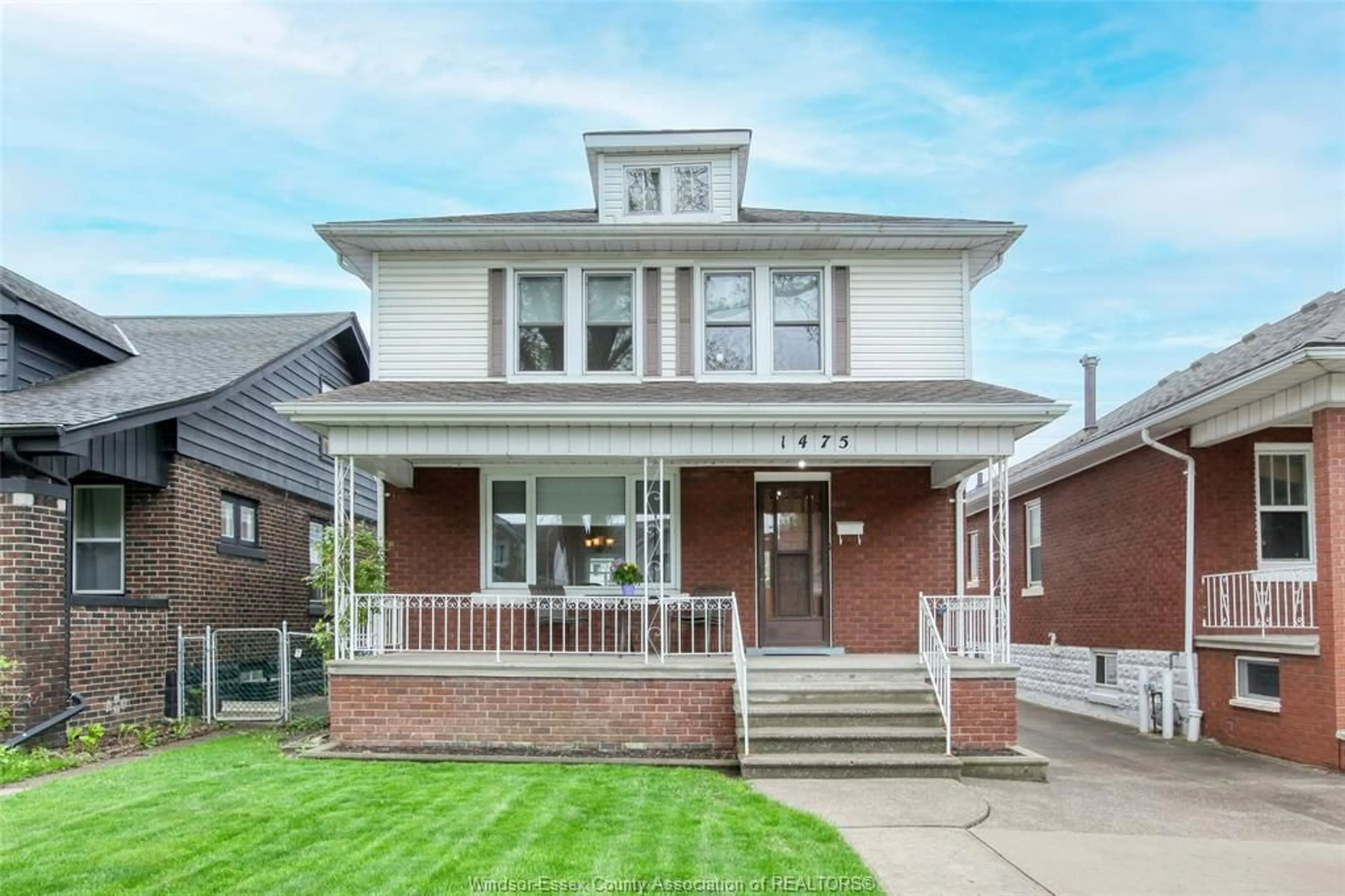Home with brick exterior material, street for 1475 PIERRE, Windsor Ontario N8X 4P4