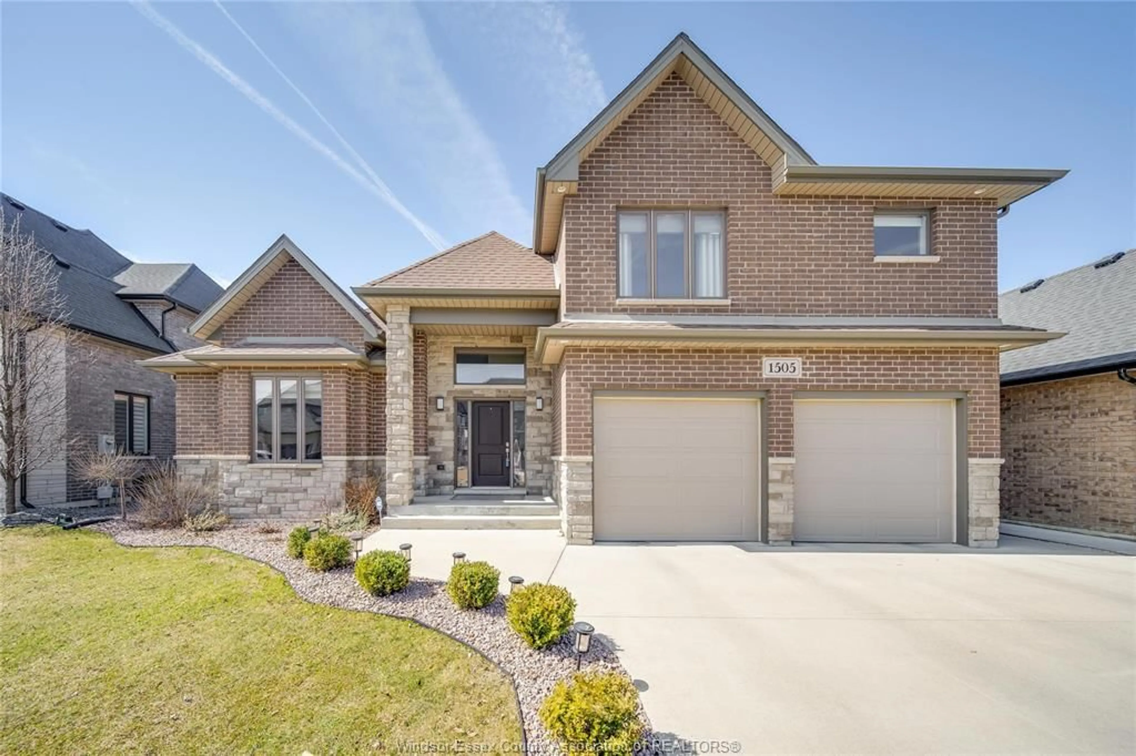 Home with brick exterior material, street for 1505 MONTICELLO, Windsor Ontario N8P 1Z2