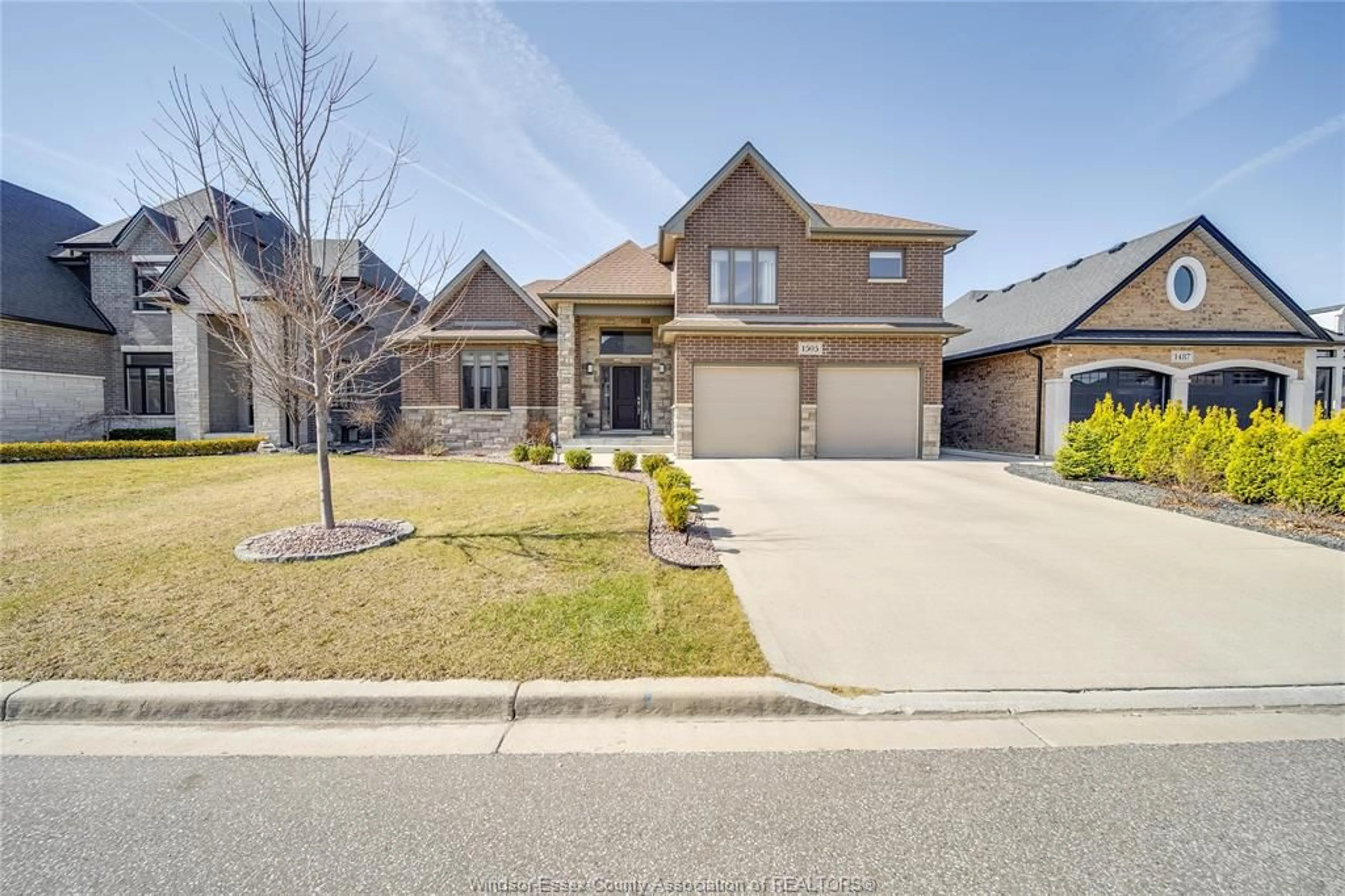 Home with brick exterior material, street for 1505 MONTICELLO, Windsor Ontario N8P 1Z2
