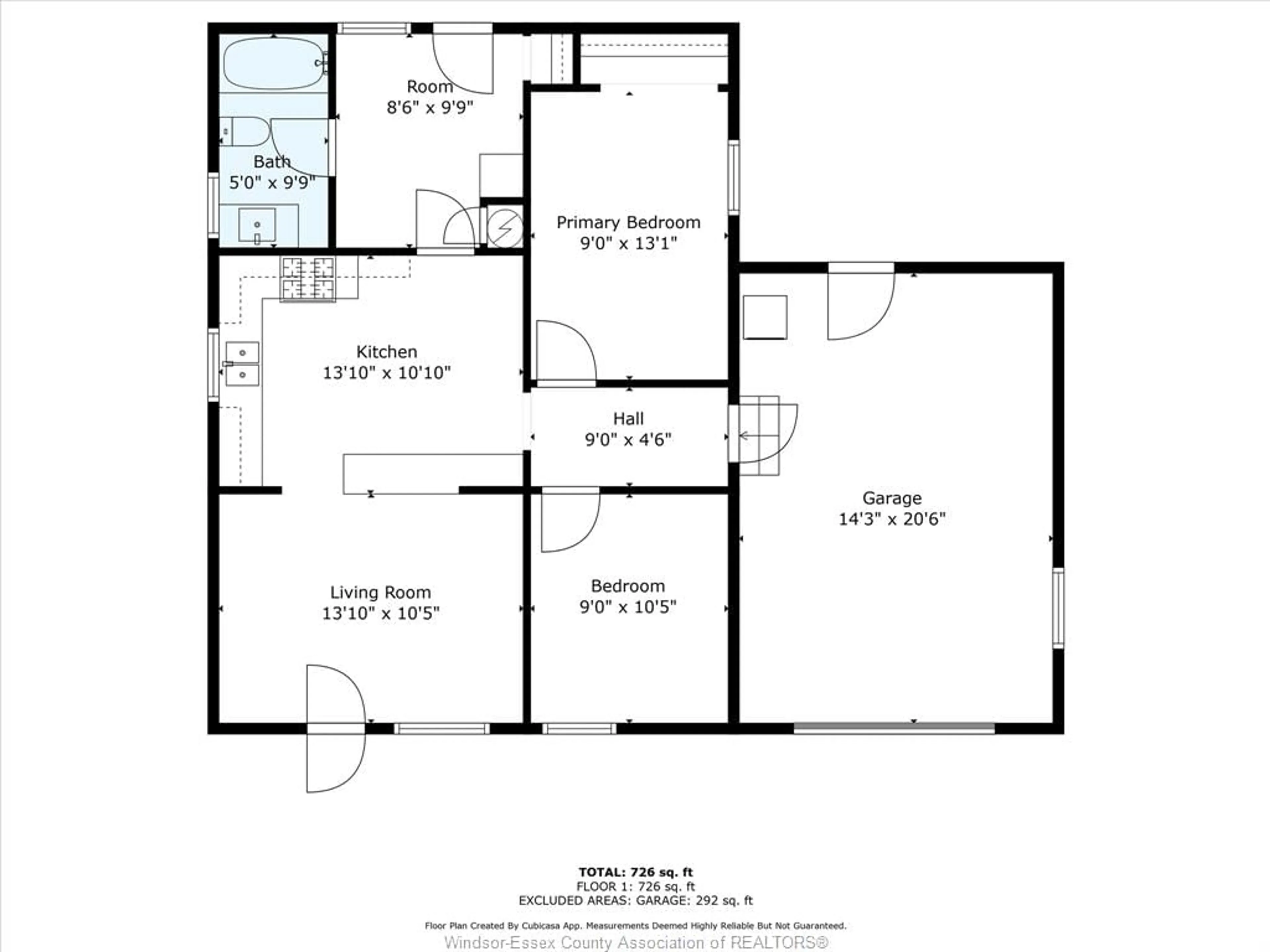 Floor plan for 407 ST. LOUIS St, Belle River Ontario N0R 1A0