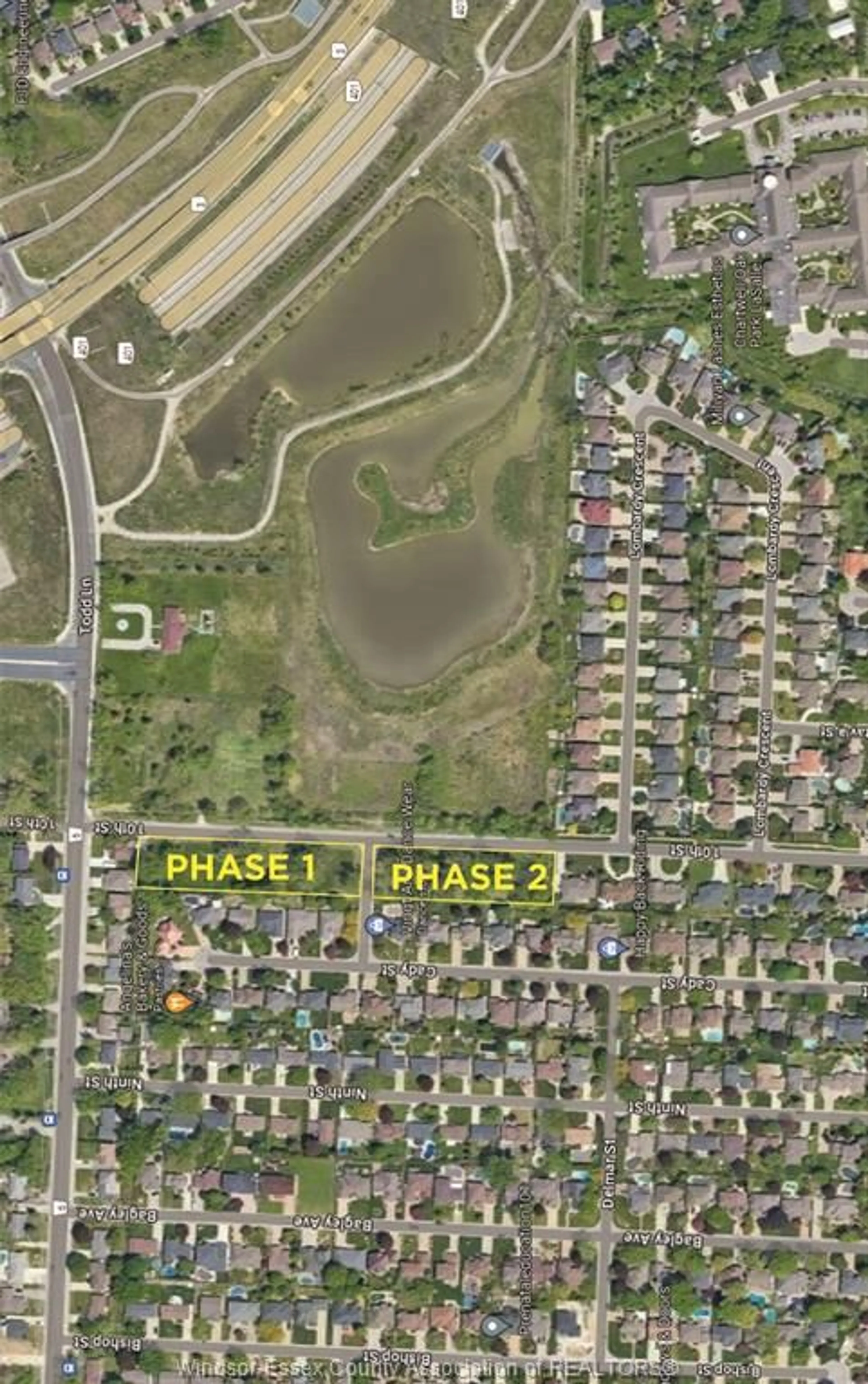 Picture of a map for LOT 2 TENTH St, LaSalle Ontario N9H 2L1