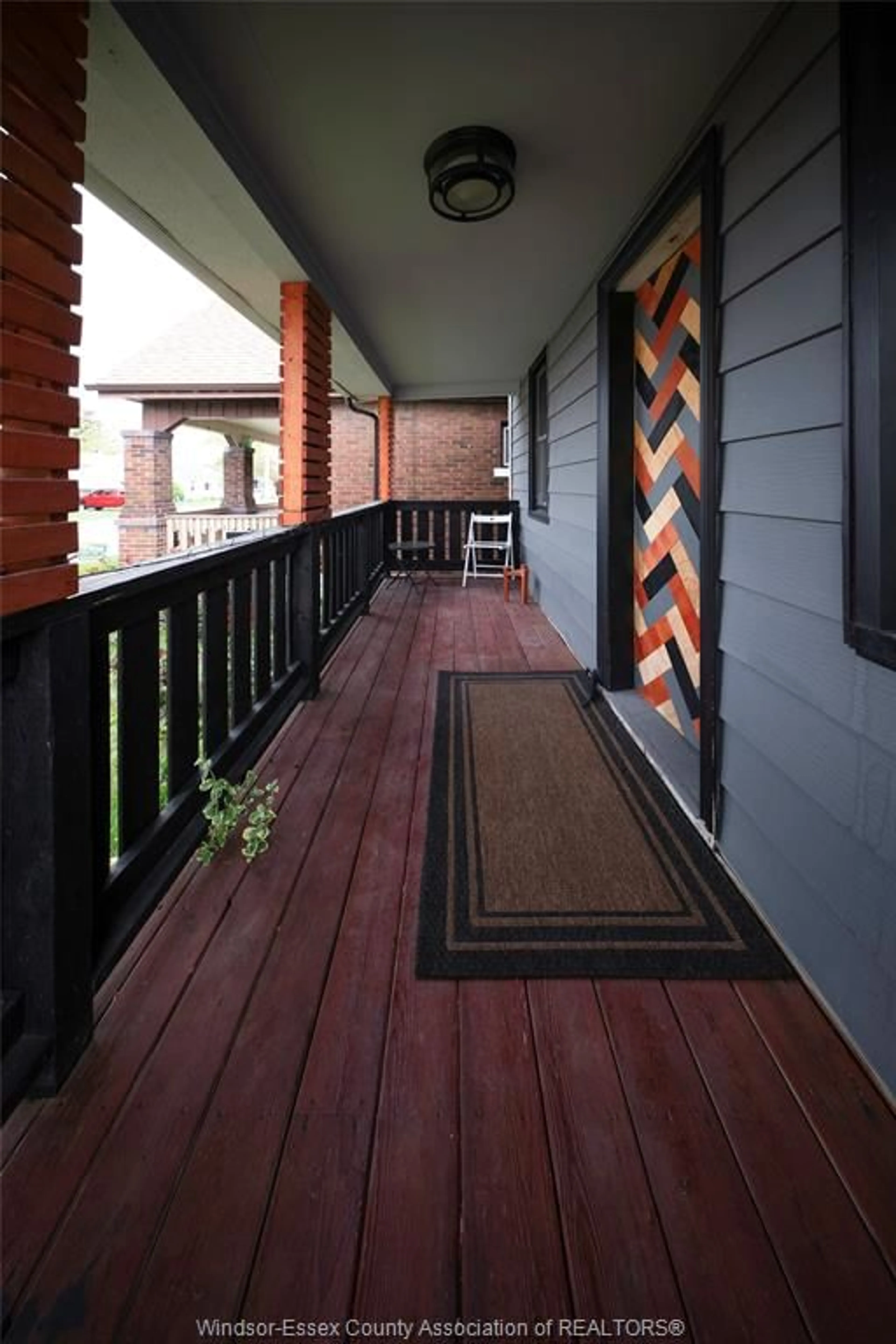 Balcony in the apartment, street for 1736 Cadillac St, Windsor Ontario N8Y 2V8
