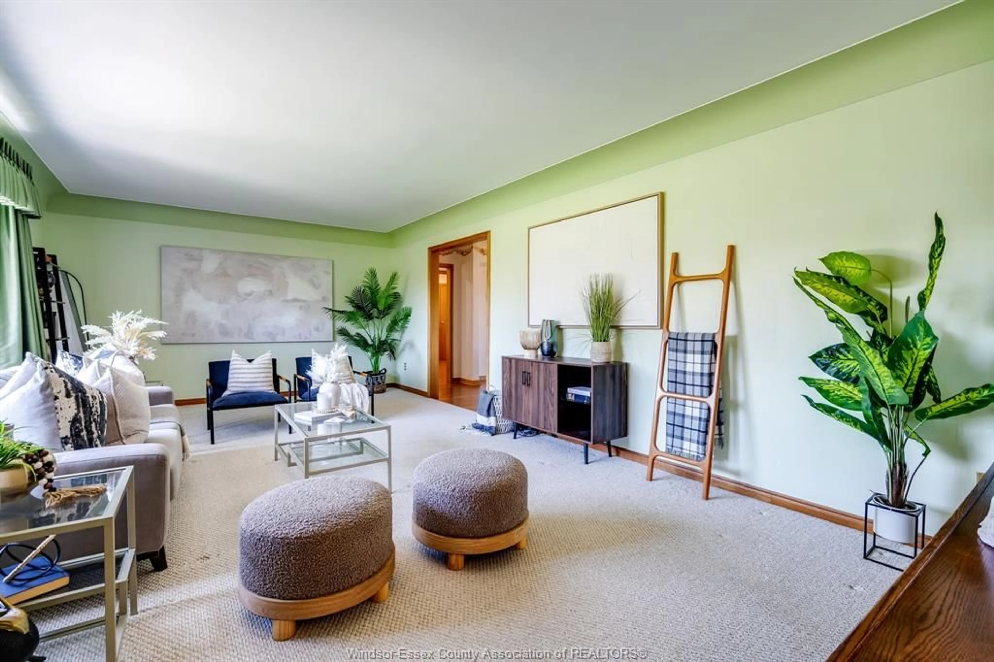 Living room with furniture, carpet floor for 29 MELROSE Ave, Leamington Ontario N8H 2J1