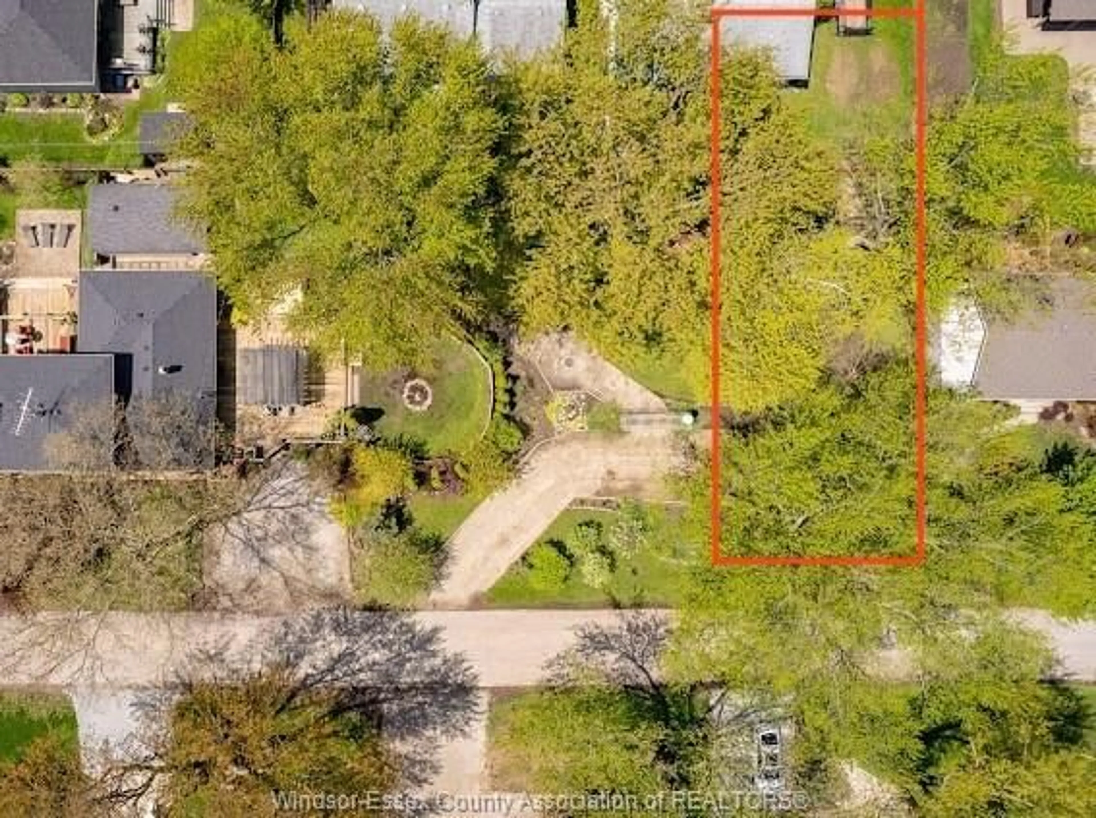 A pic from outside/outdoor area/front of a property/back of a property/a pic from drone, street for W/S ALLISON, Essex Ontario N0R 1G0