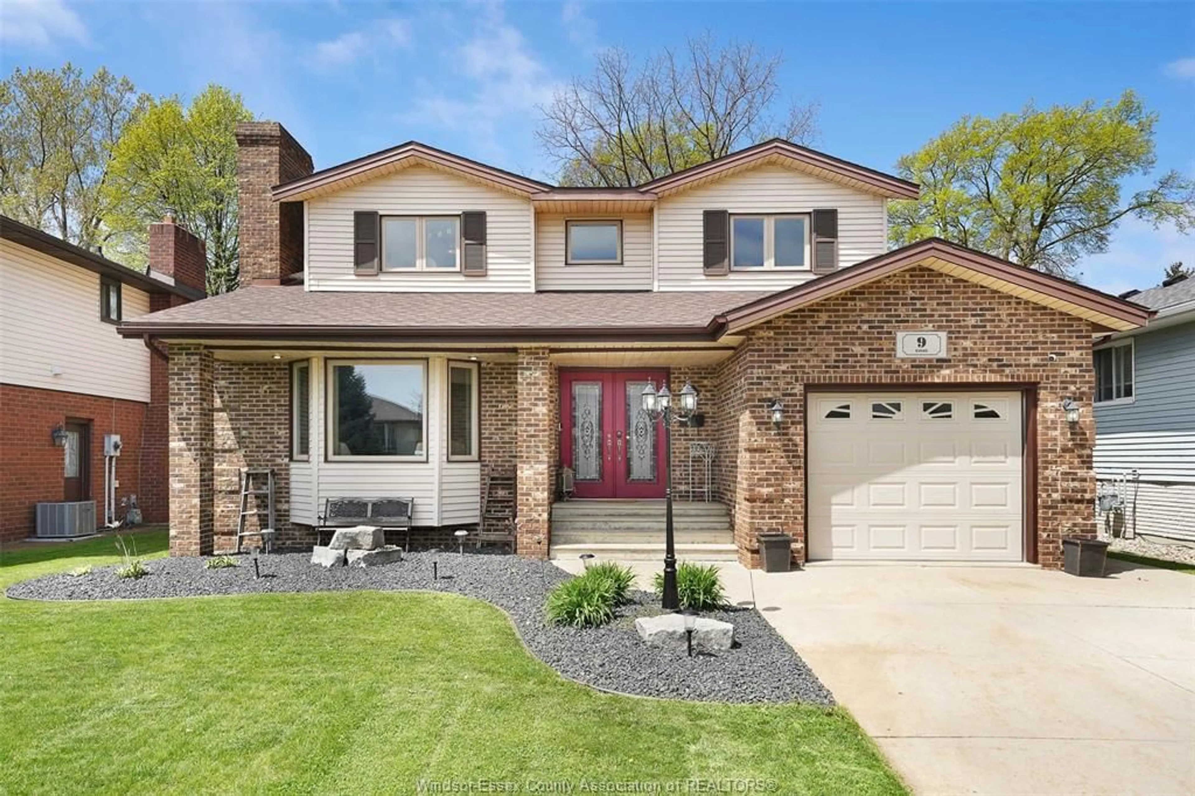 Home with brick exterior material, street for 9 EVANS Ave, Leamington Ontario N8H 4X2