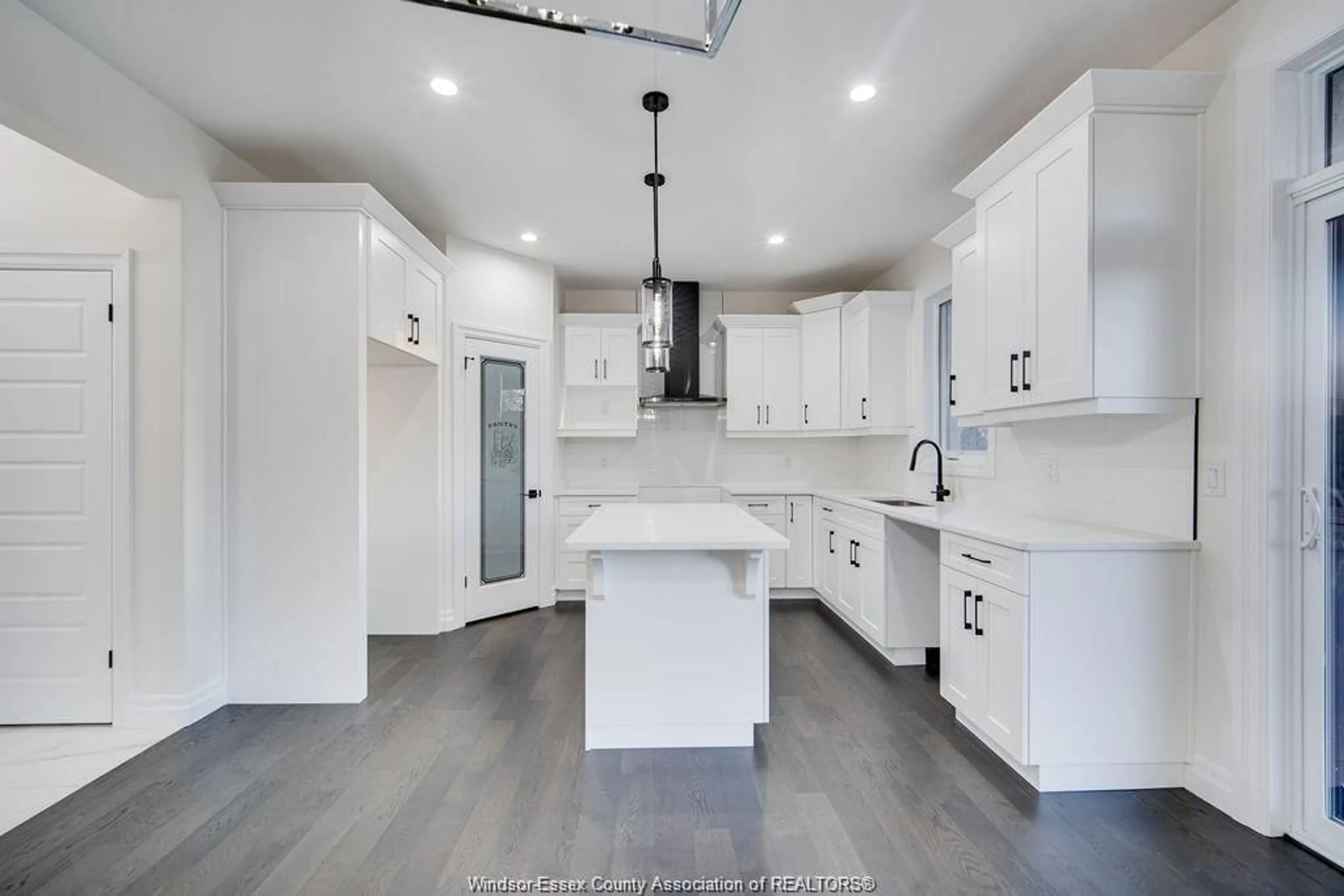Open concept kitchen, ceramic/tile floor for 2469 PARTINGTON Ave, Windsor Ontario N9E 0A9