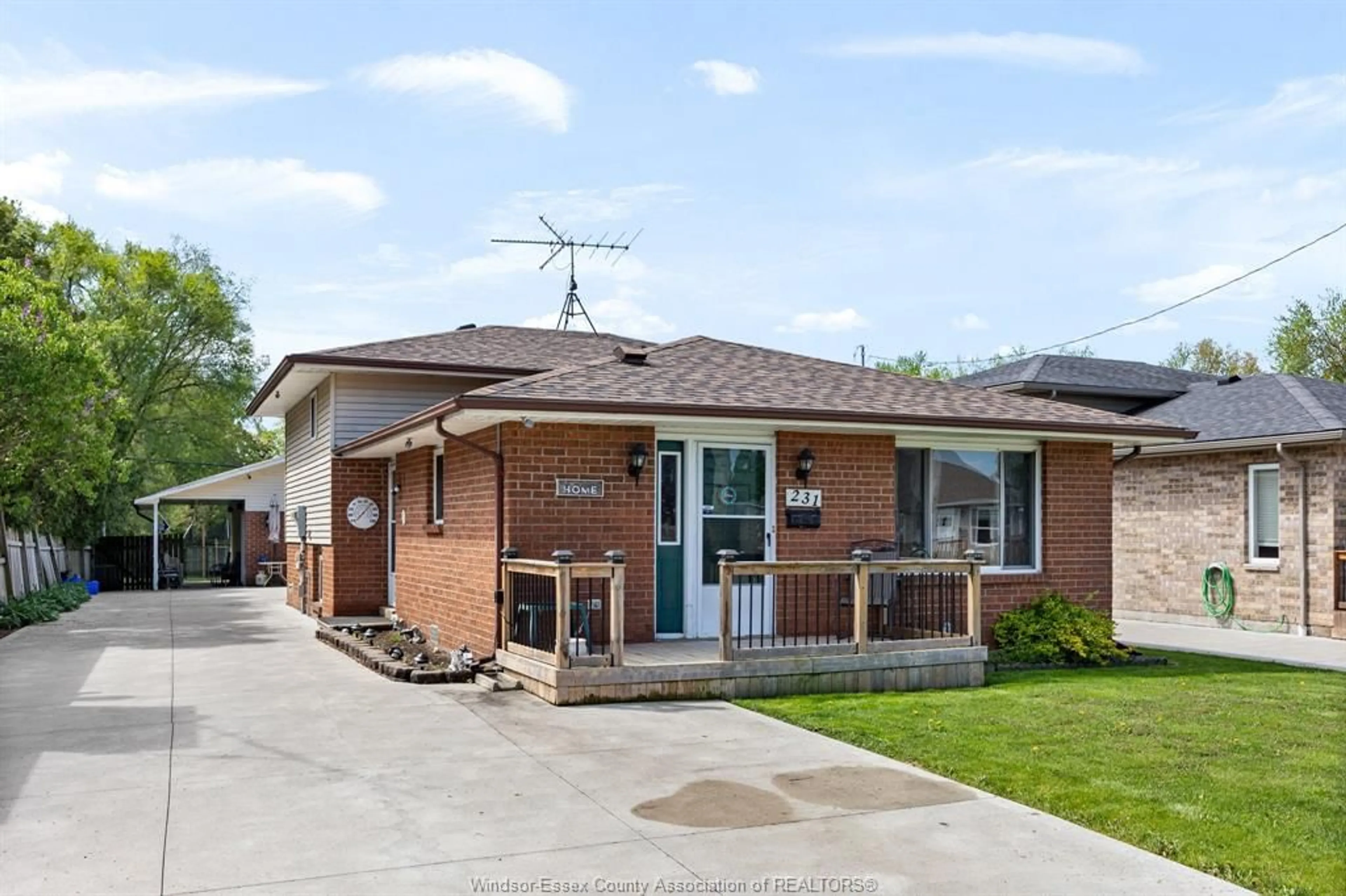 Home with brick exterior material, street for 231 ST. ARNAUD, Amherstburg Ontario N9V 2P2