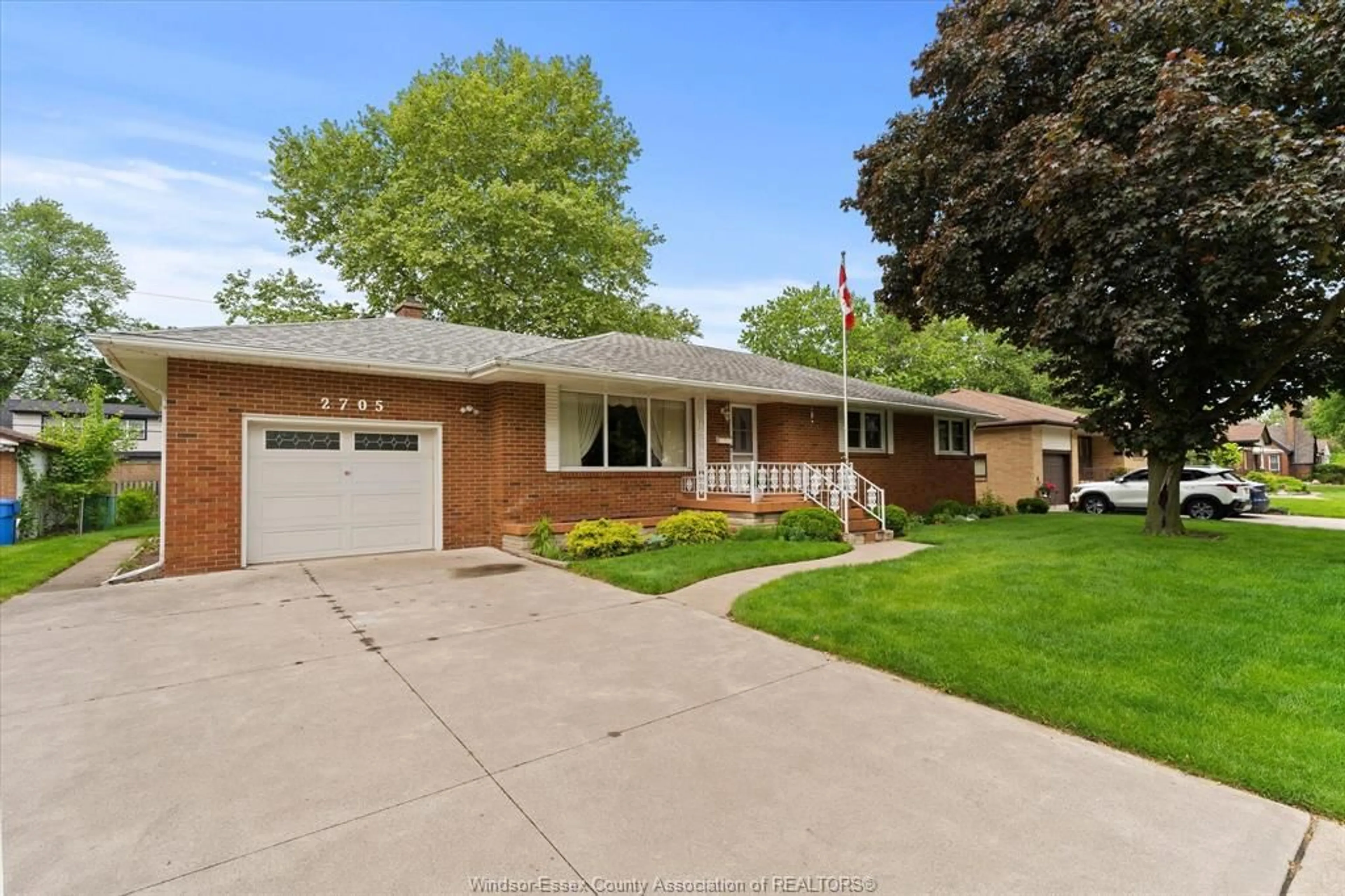 Home with brick exterior material, street for 2705 DOMINION Blvd, Windsor Ontario N9E 2M7