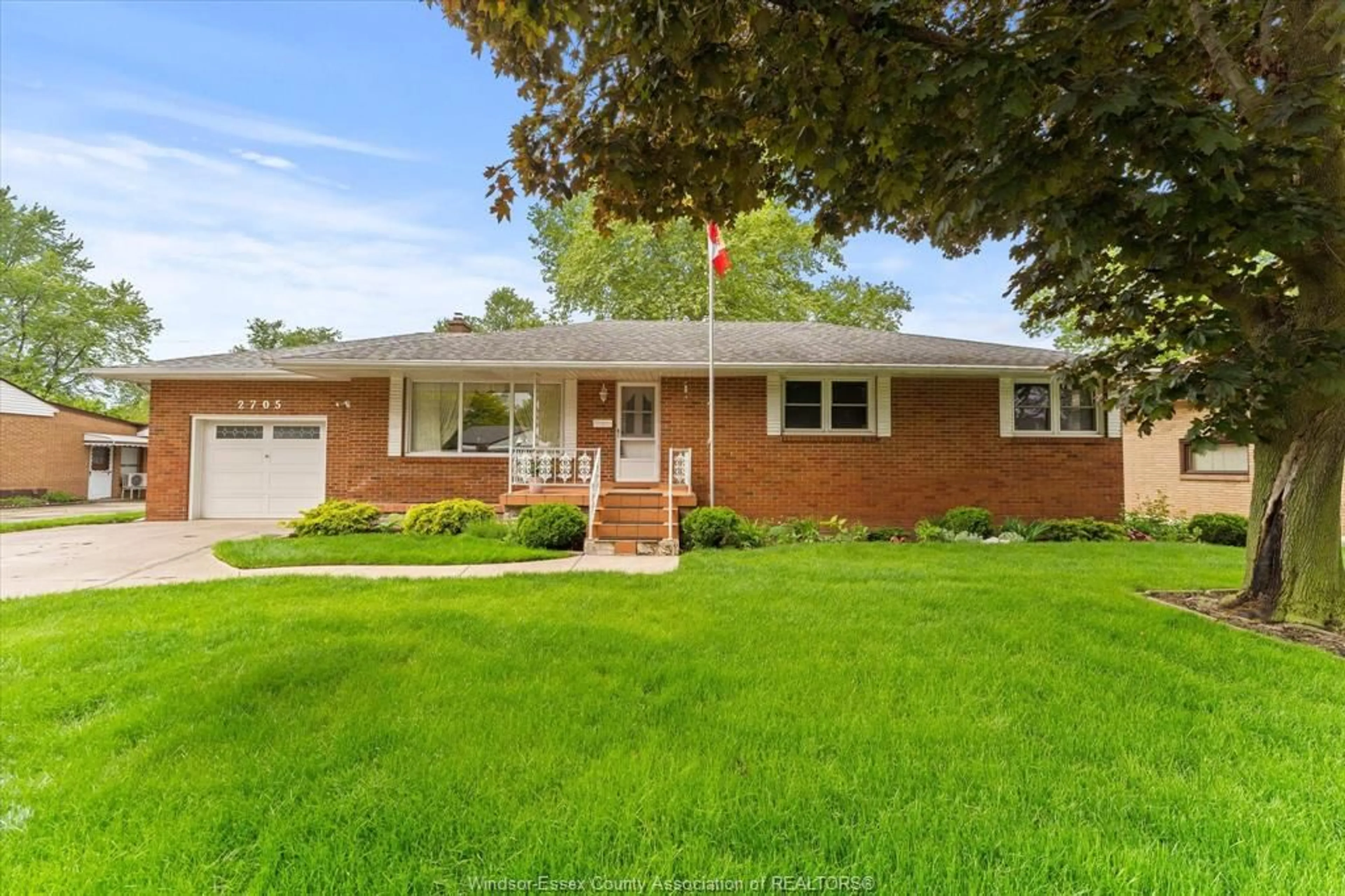 Home with brick exterior material, street for 2705 DOMINION Blvd, Windsor Ontario N9E 2M7