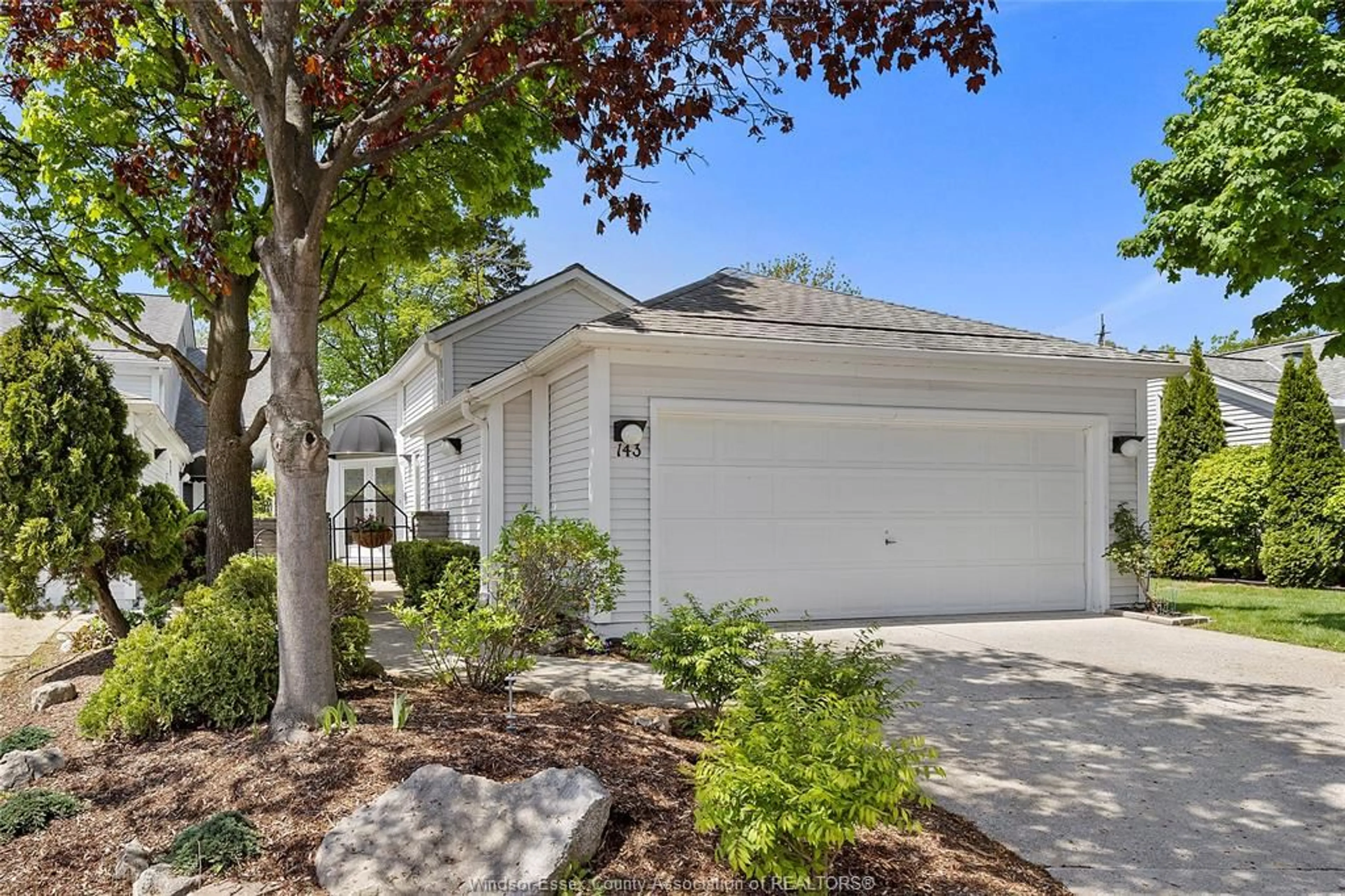 Home with vinyl exterior material, street for 143 MARINE Dr, Tecumseh Ontario N8N 4K1