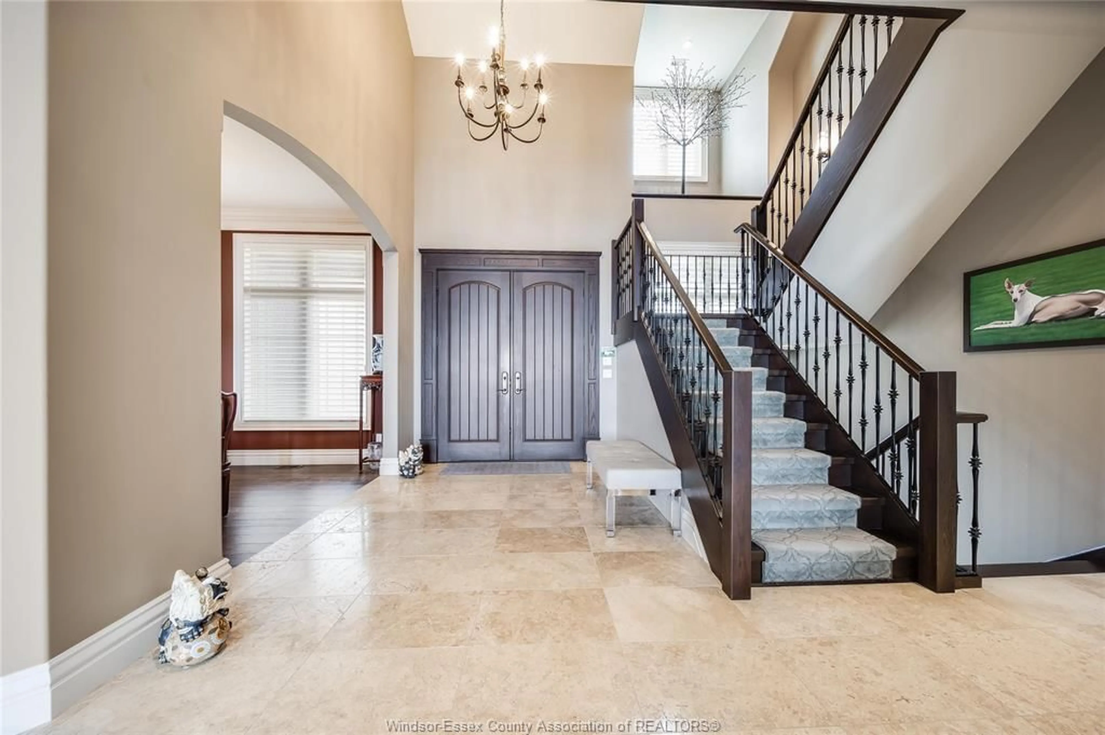 Indoor foyer for 12082 & 12078 RIVERSIDE Dr, Tecumseh Ontario N8P 1A9