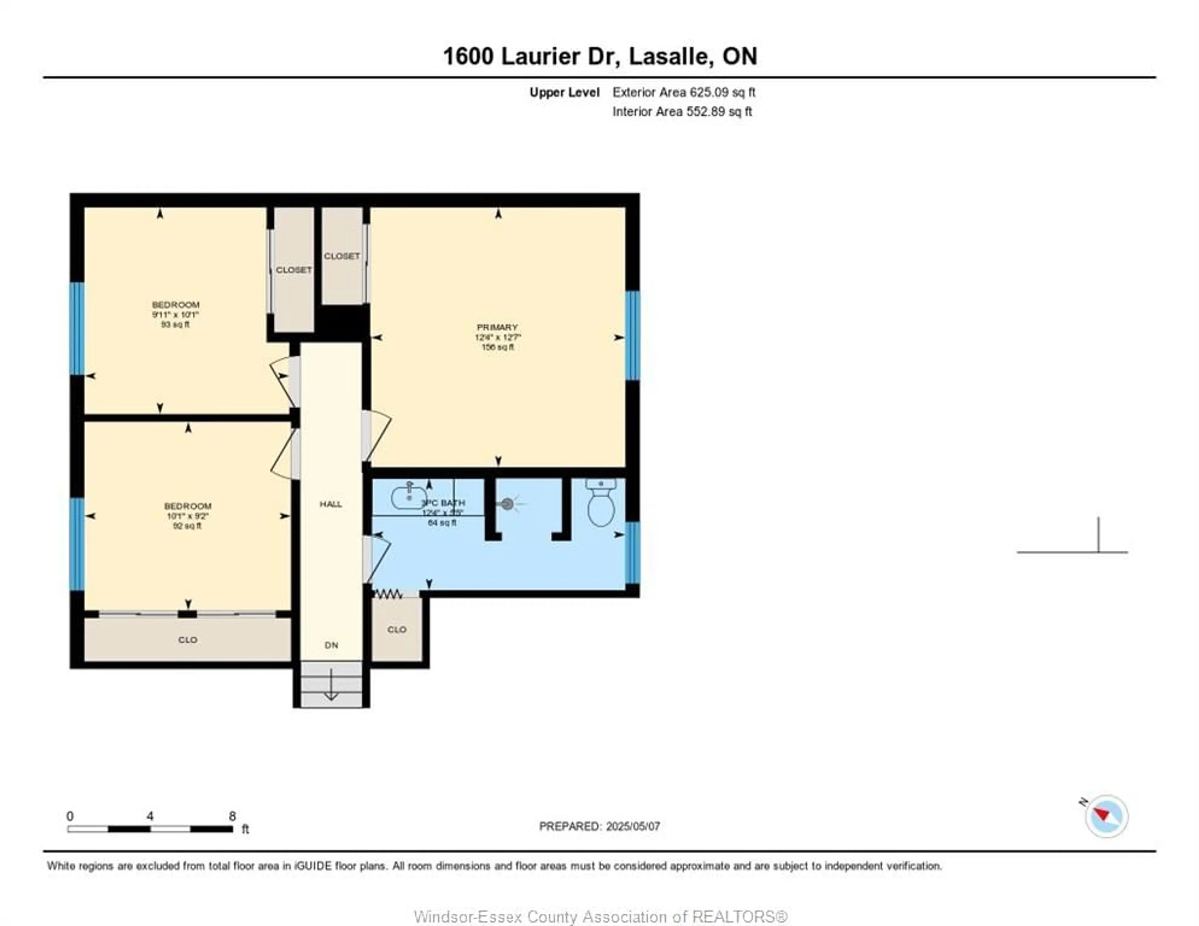 Floor plan for 1600 Laurier Dr, LaSalle Ontario N9J 1N5