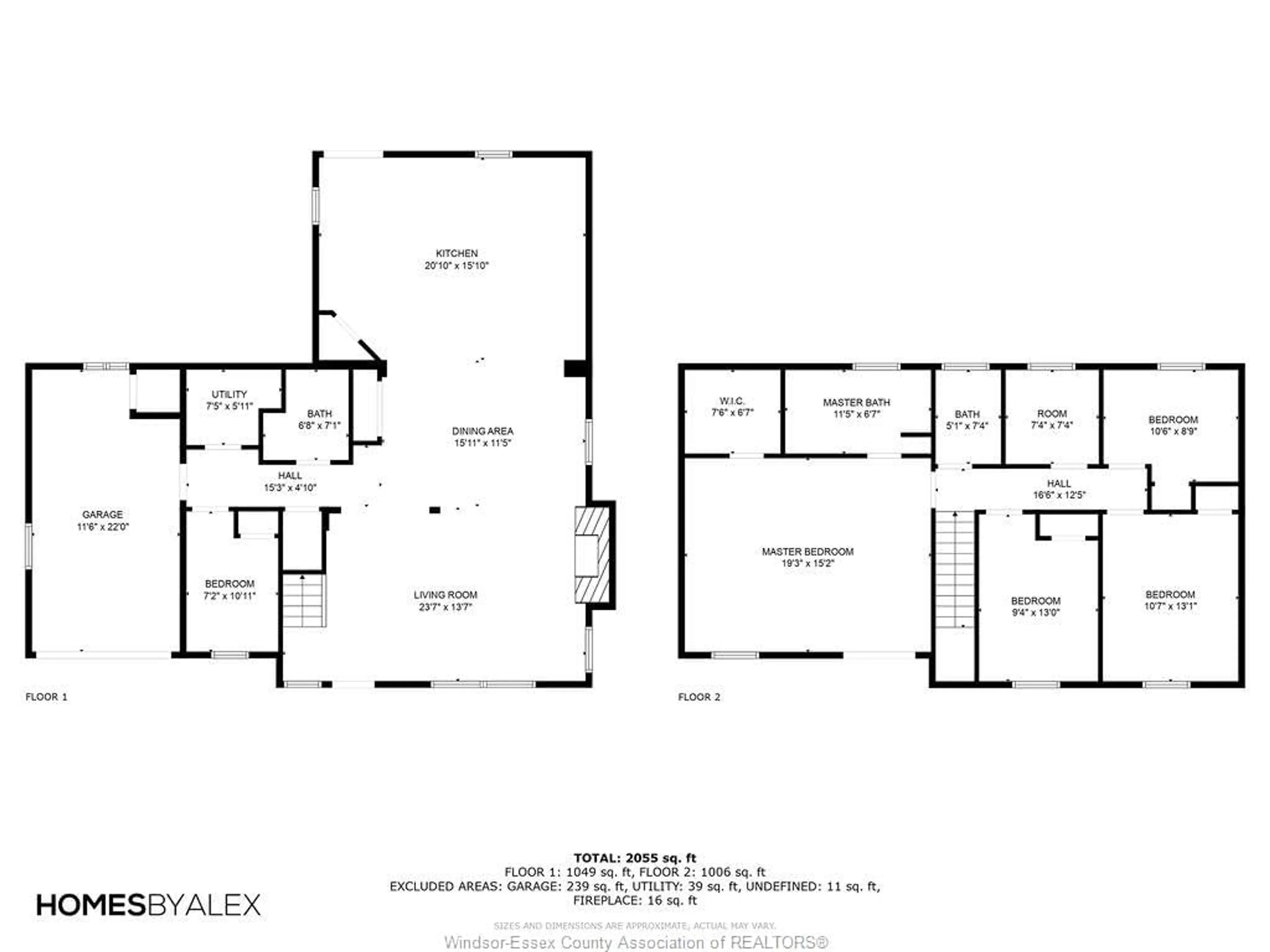 Floor plan for 128 DUCHARME St, Belle River Ontario N0R 1A0