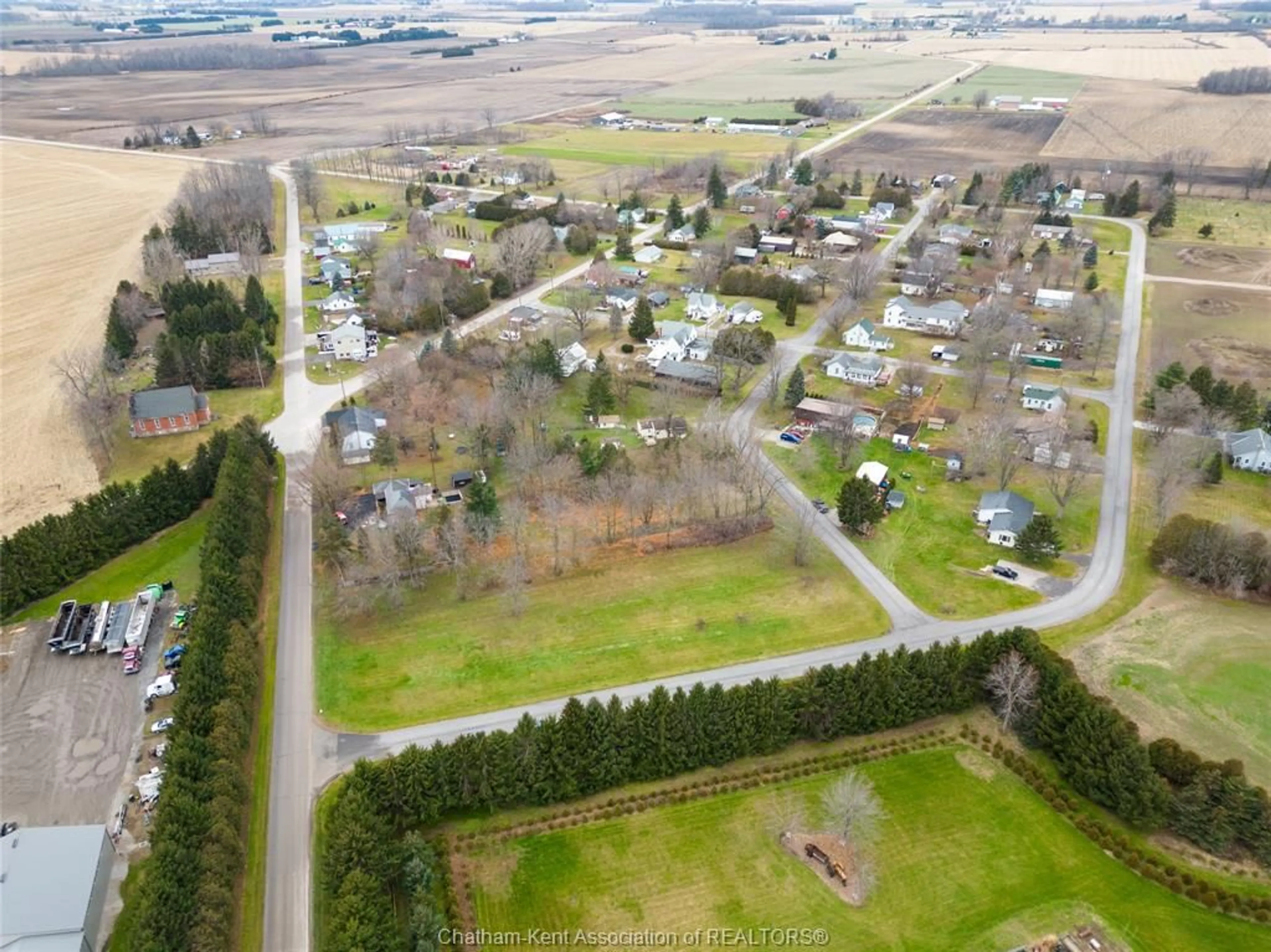 A pic from outside/outdoor area/front of a property/back of a property/a pic from drone, street for V/L ARGYLE St, Duart Ontario N0L 1H0