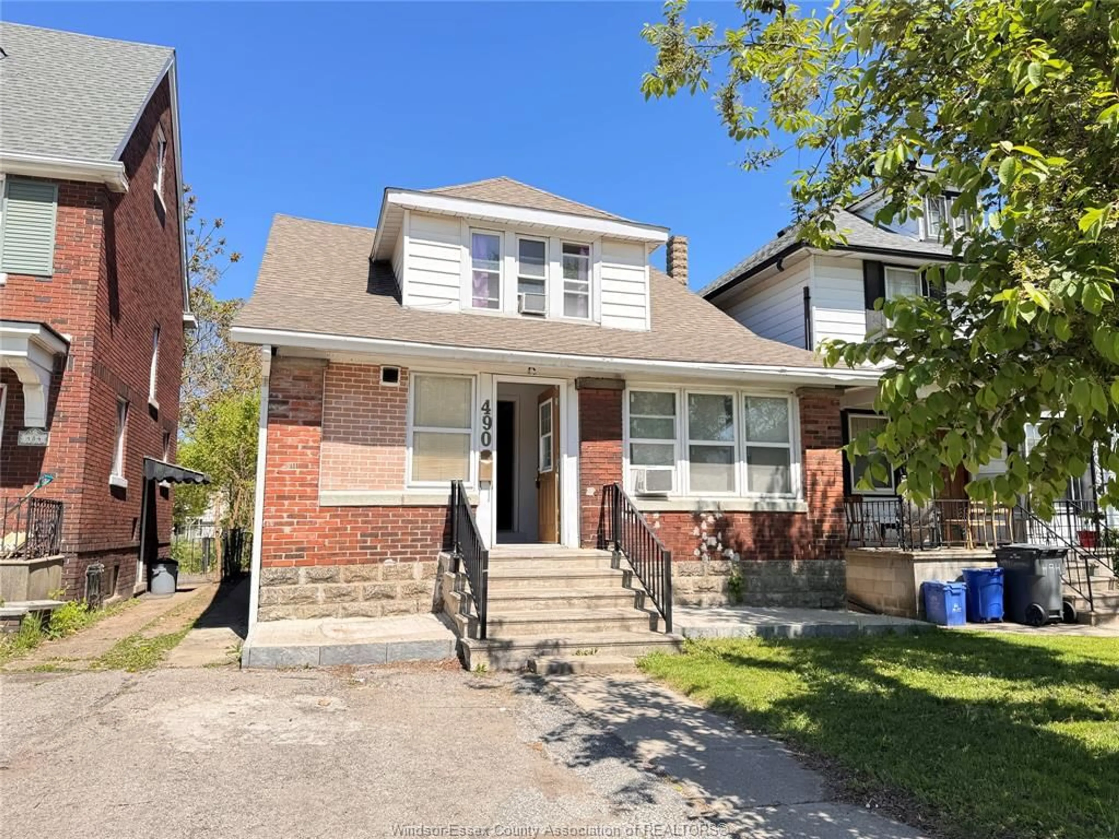 Home with brick exterior material, street for 490 Campbell Ave, Windsor Ontario N9B 2H4