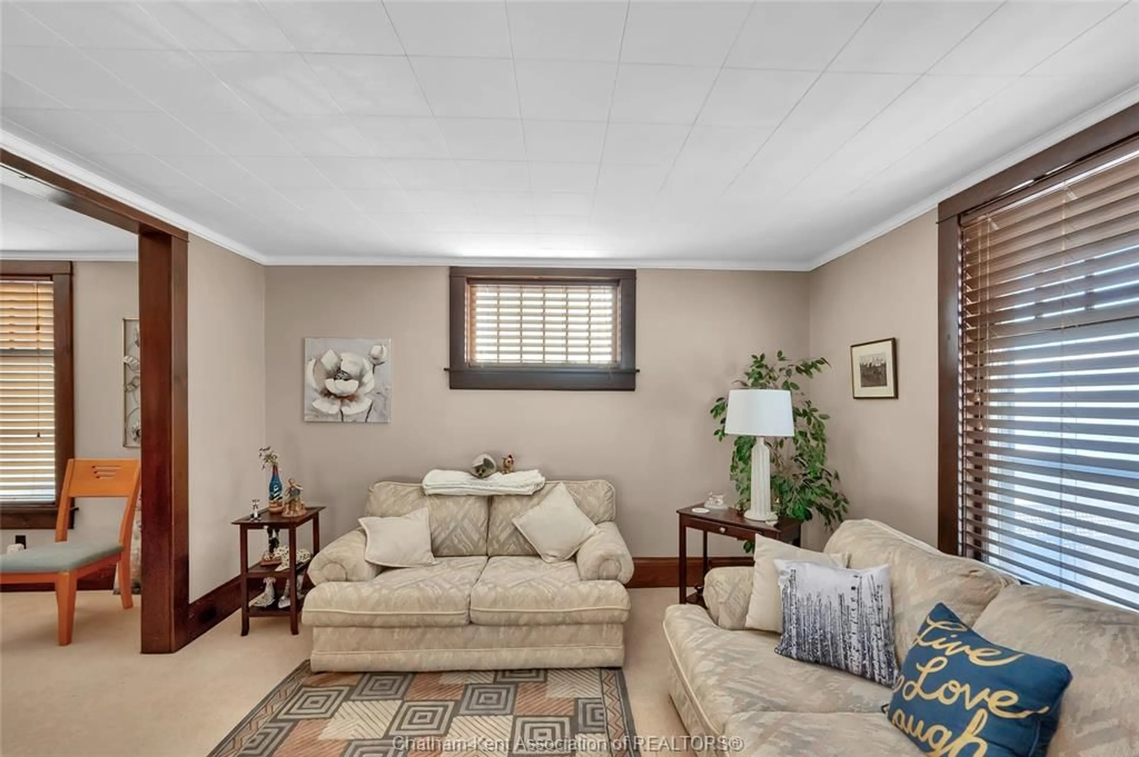 Living room with furniture, unknown for 15 Joseph St, Chatham Ontario N7L 3G4