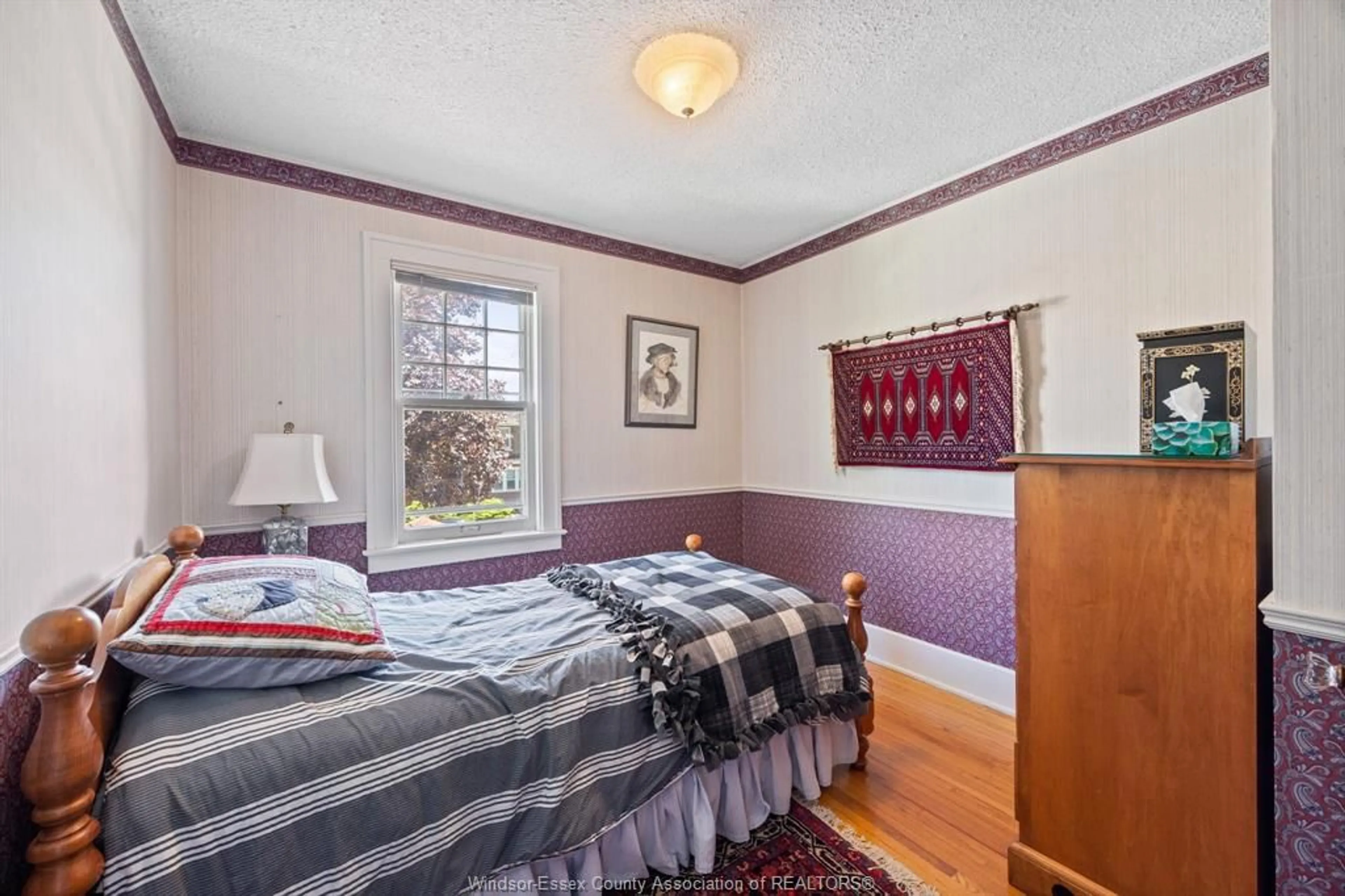 Bedroom with bed, unknown for 2373 KILDARE Rd, Windsor Ontario N8W 2X6