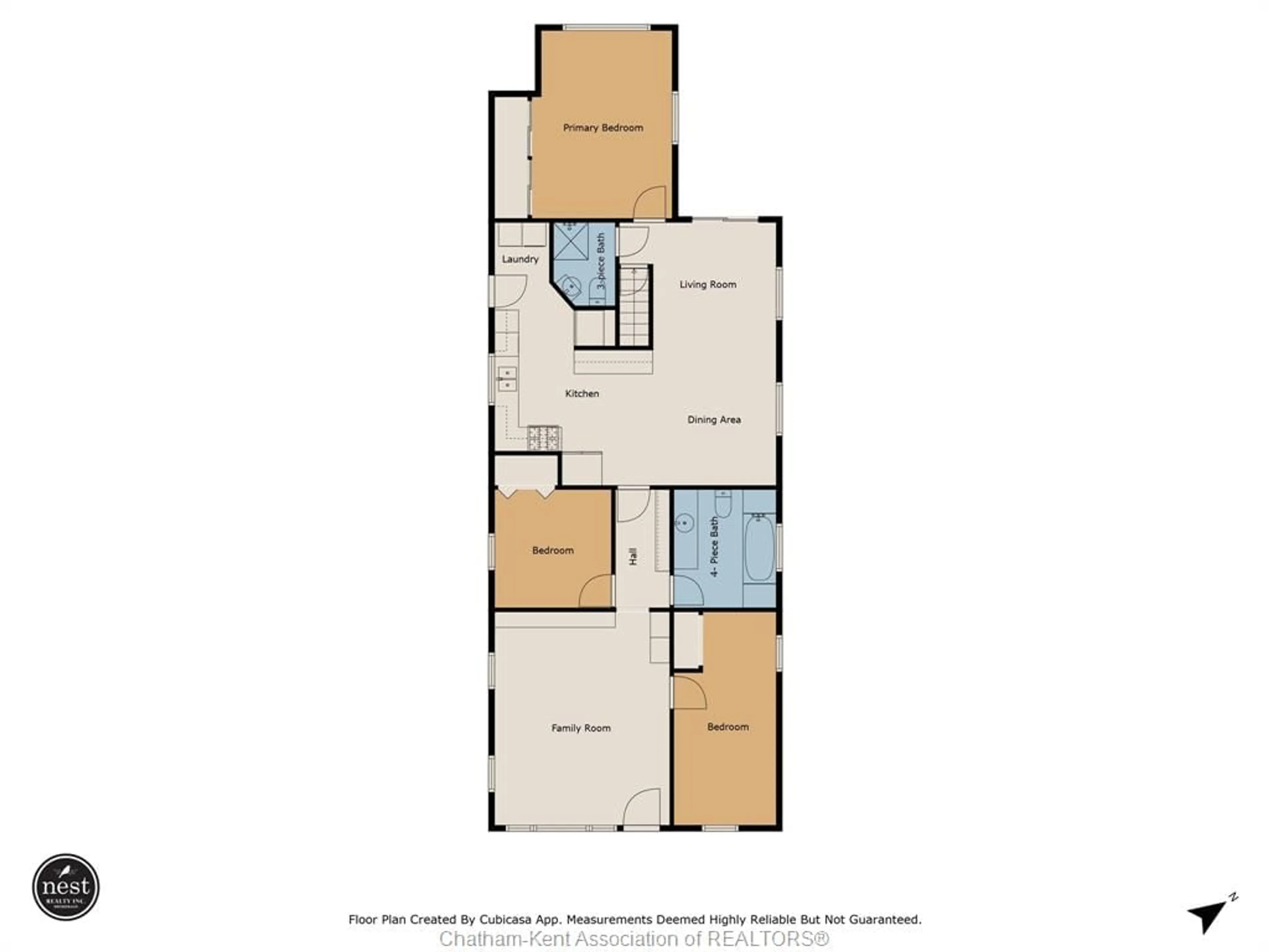 Floor plan for 157 STANLEY Ave, Chatham Ontario N7M 3J8