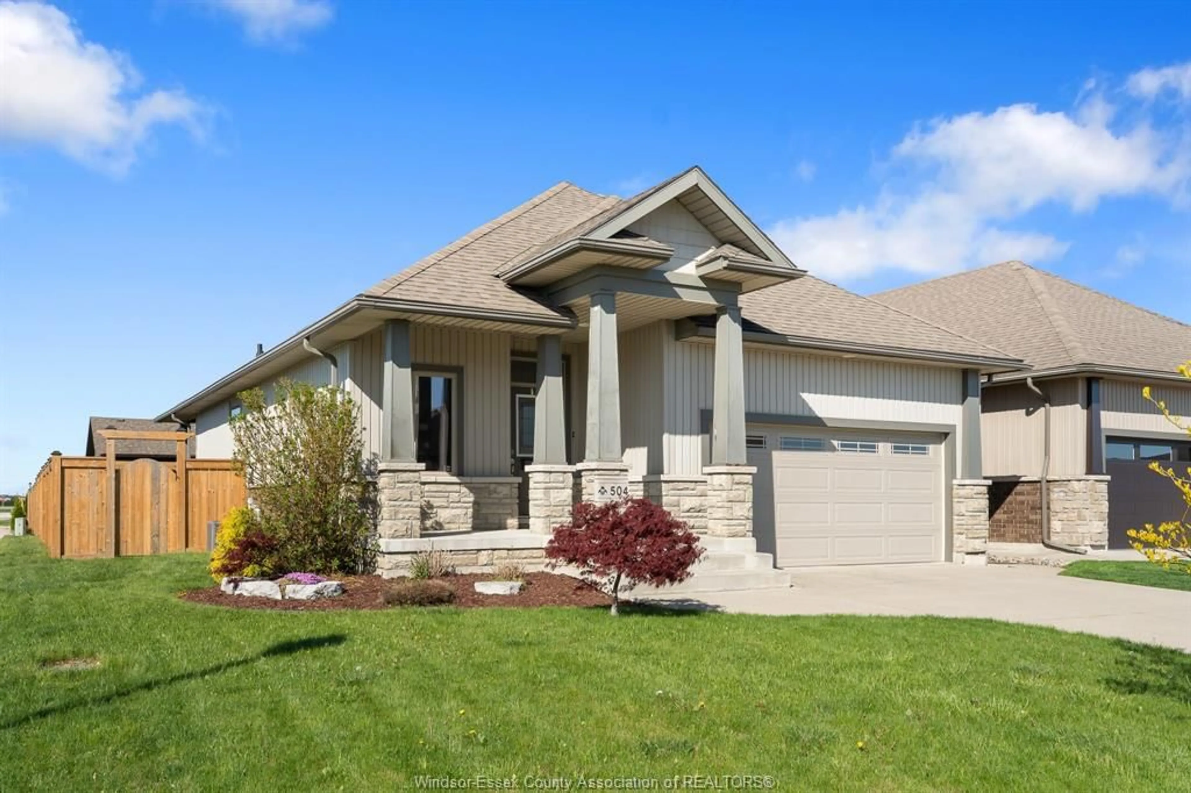 Home with brick exterior material, street for 504 EVENTIDE Pl, Chatham Ontario N7L 0G2