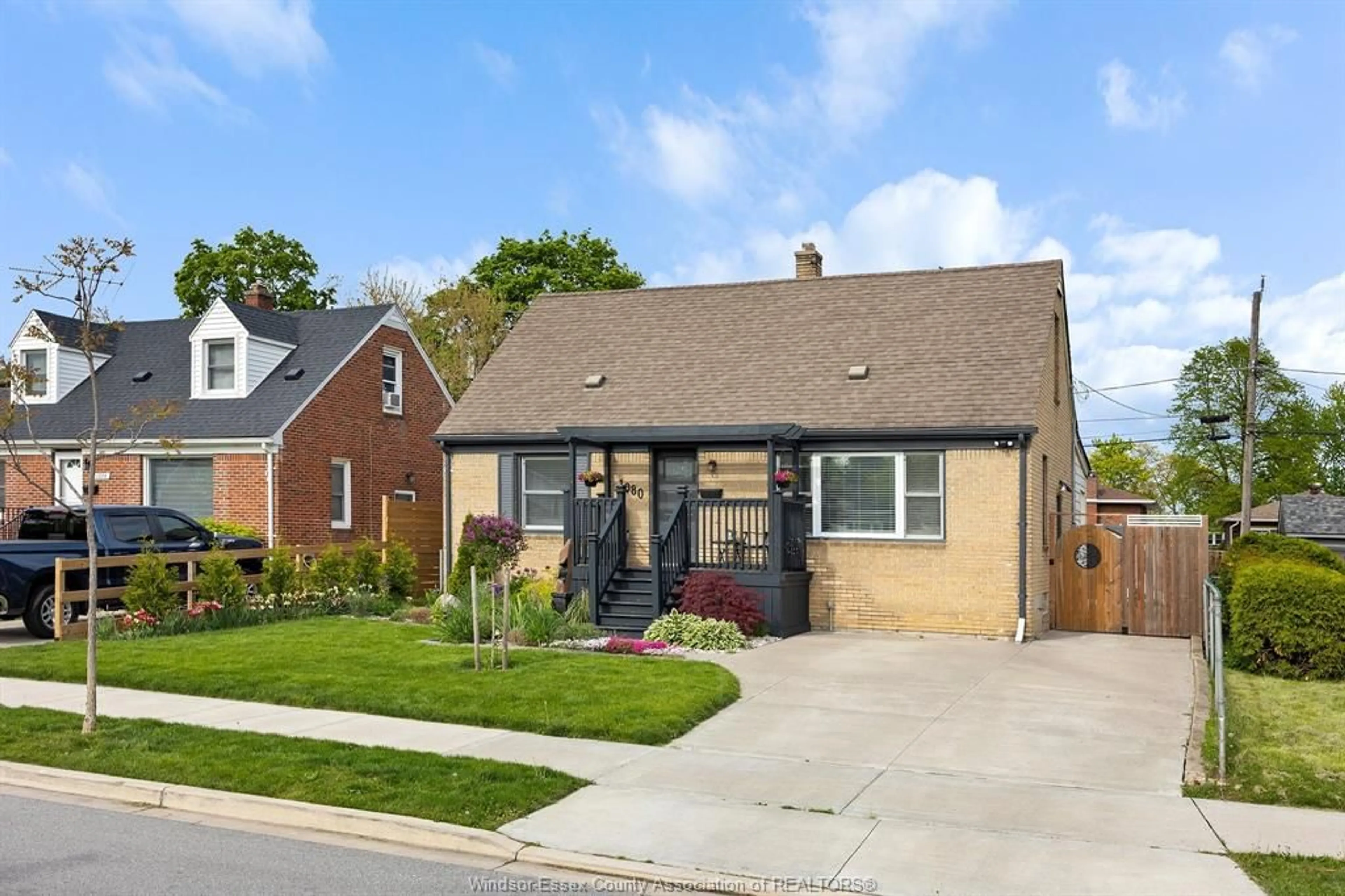 Home with brick exterior material, street for 1080 BELLE ISLE VIEW Blvd, Windsor Ontario N8S 3G5