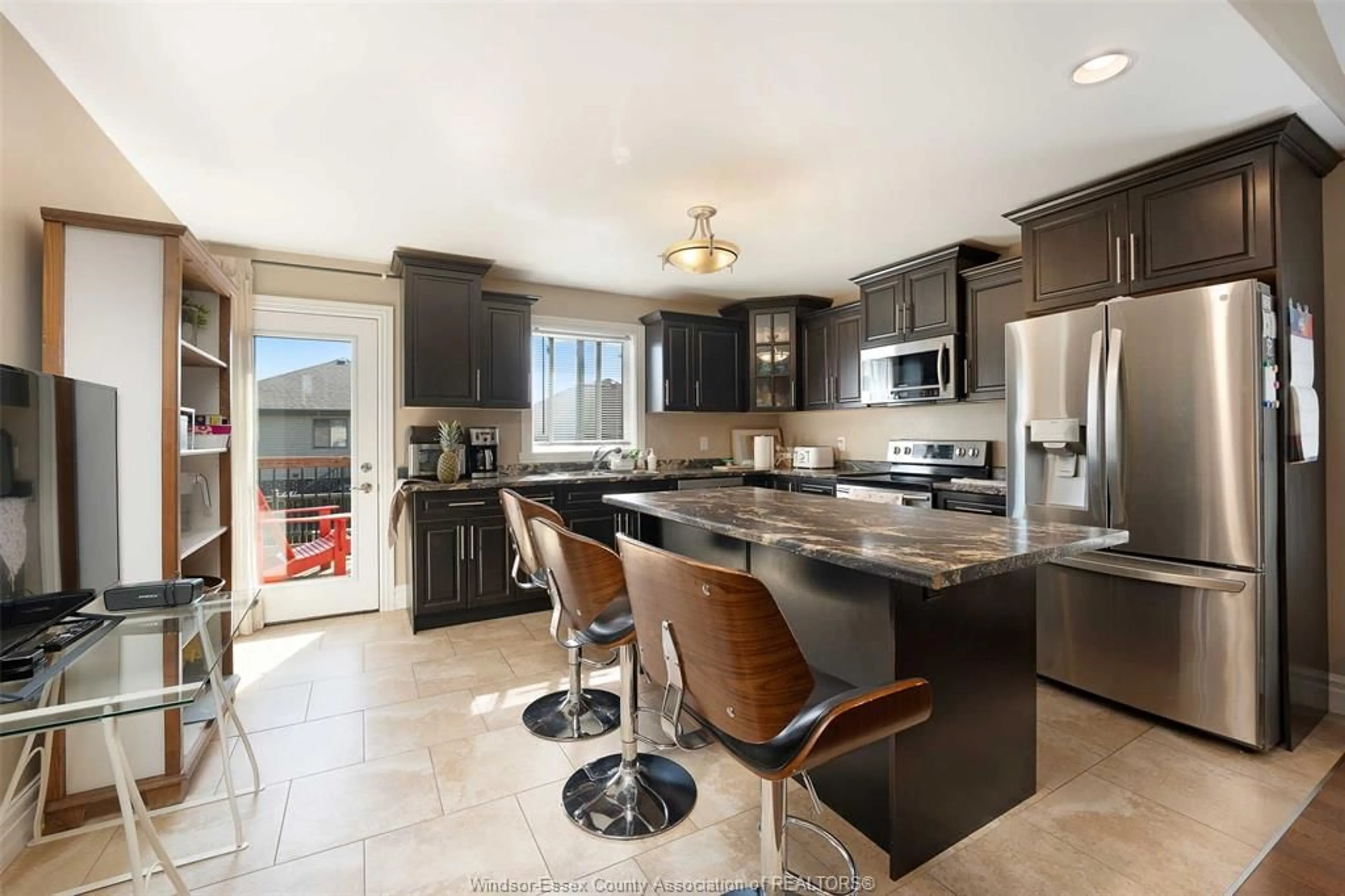 Contemporary kitchen, ceramic/tile floor for 3028 MCROBBIE Cres, Windsor Ontario N8R 0A7